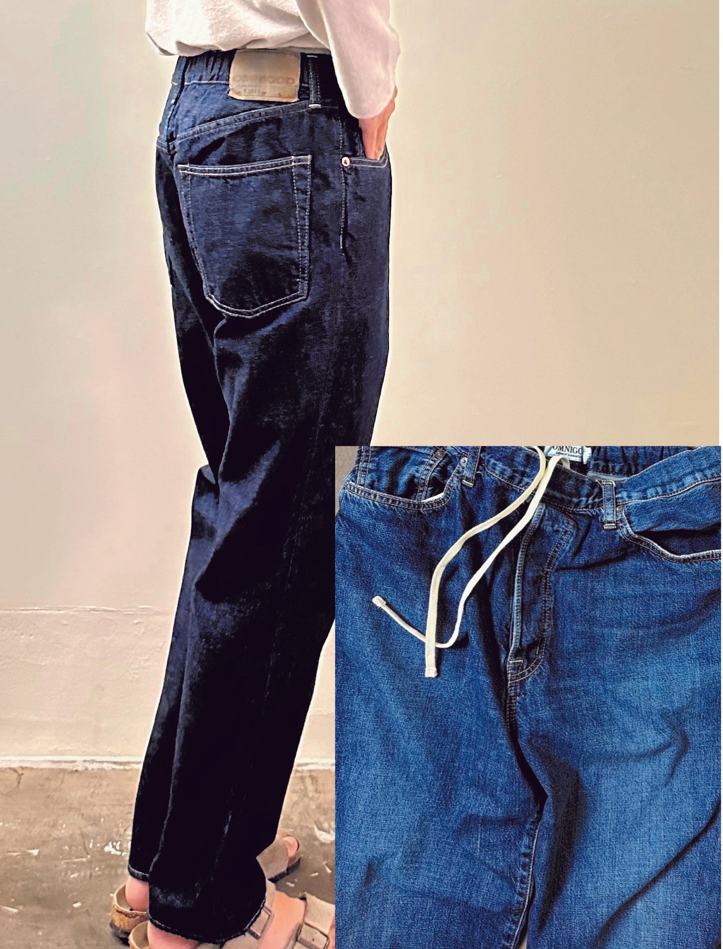 5P テーパードイージージーンズ / 5P tapered easy jeans