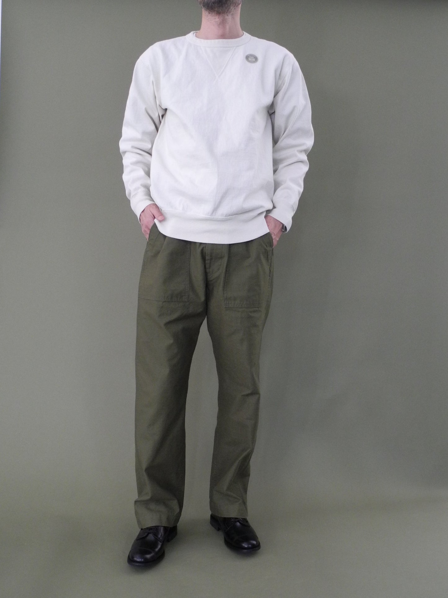 チューブクルーネックトレーナー/Crew neck Tube trainer