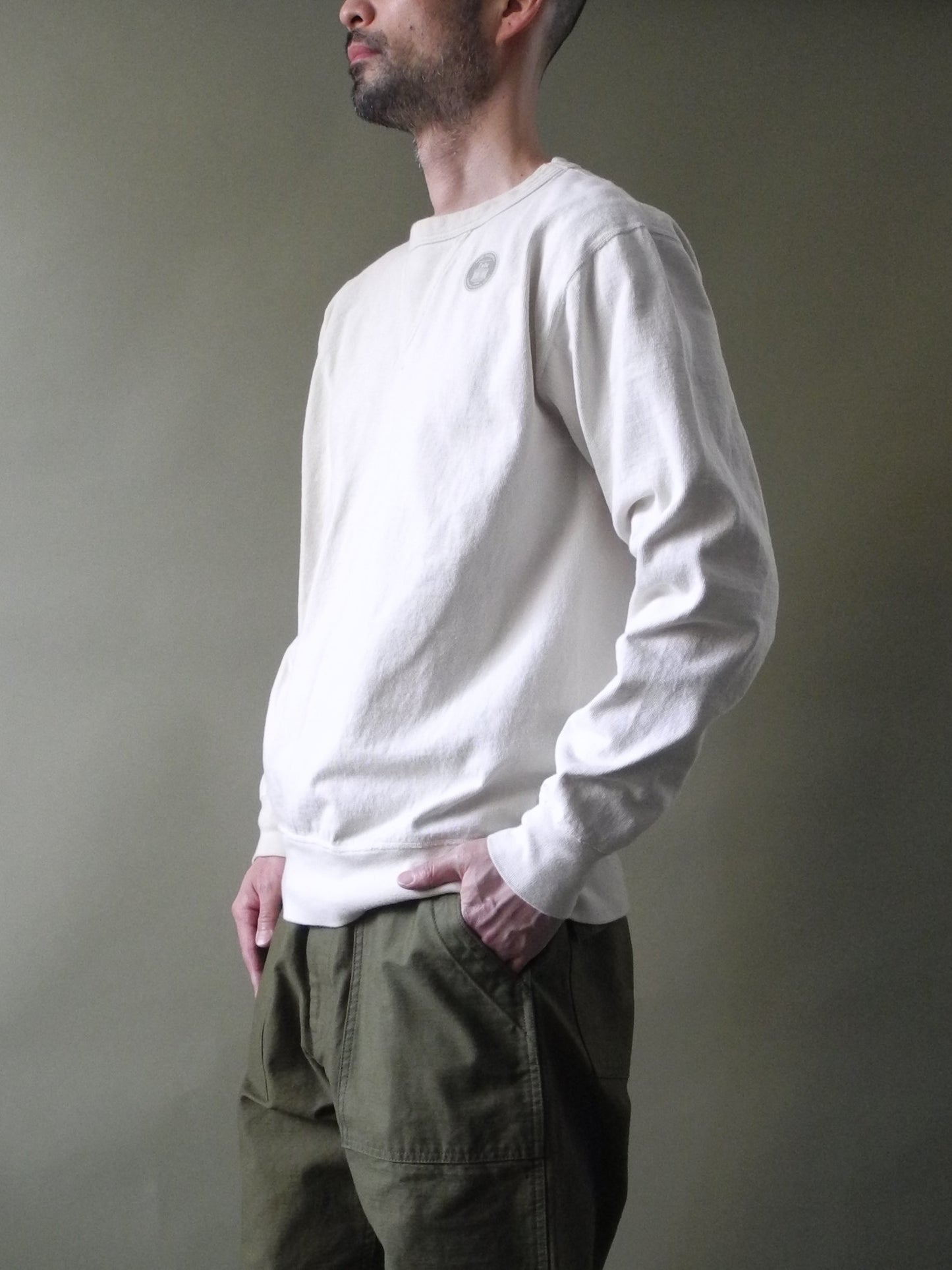 チューブクルーネックトレーナー/Crew neck Tube trainer