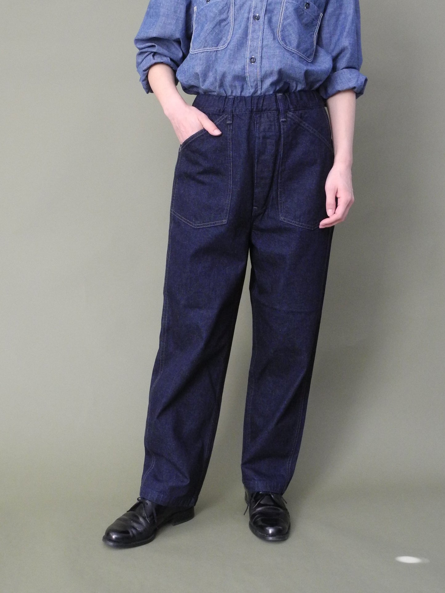デニムPWイージーパンツ / Denim PW easy pants