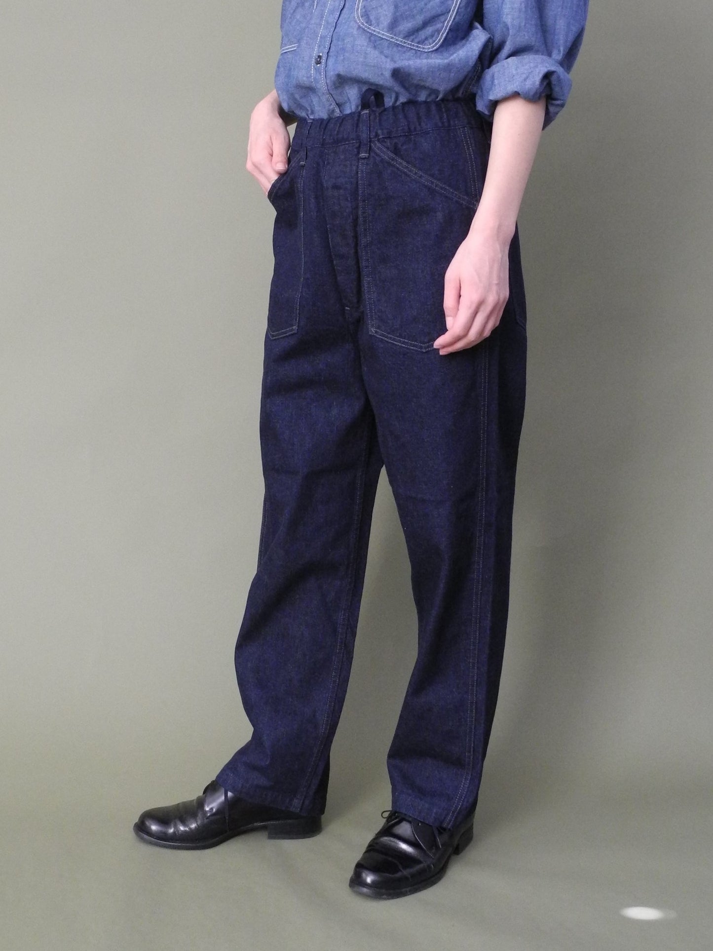 デニムPWイージーパンツ / Denim PW easy pants