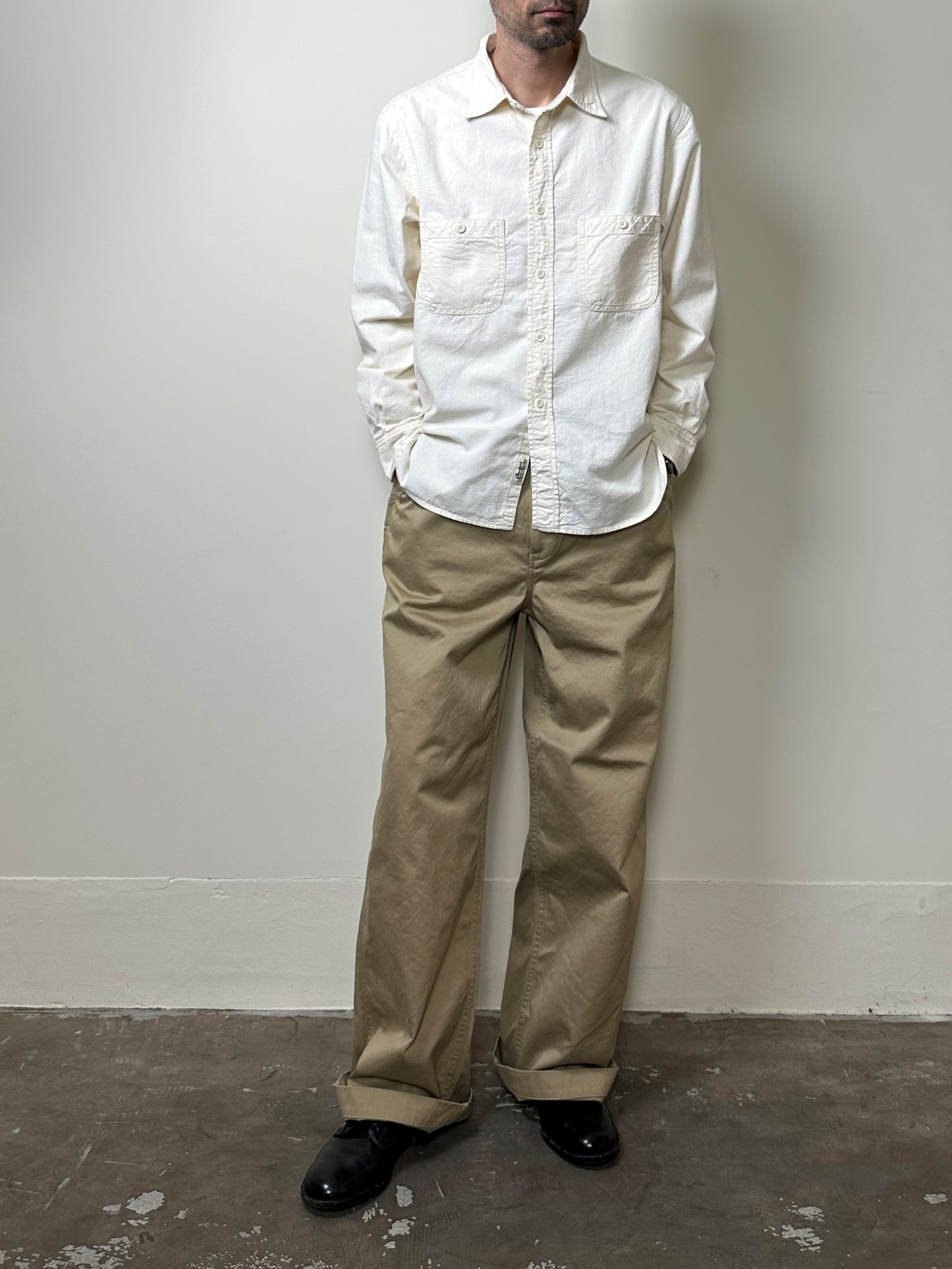 ルーズイージーチノトラウザー / Loose easy chino trousers