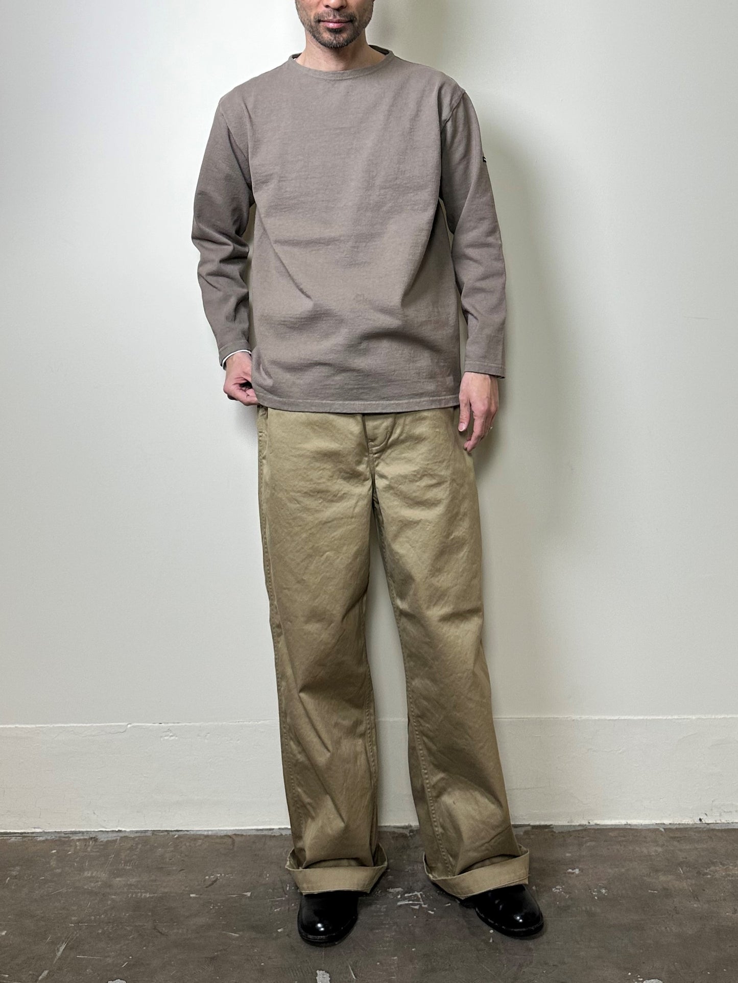 チューブボートネックシャツ / Boat neck Tube shirt