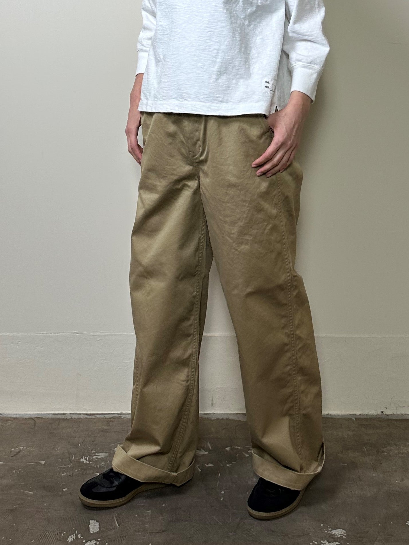 ルーズイージーチノトラウザー / Loose easy chino trousers