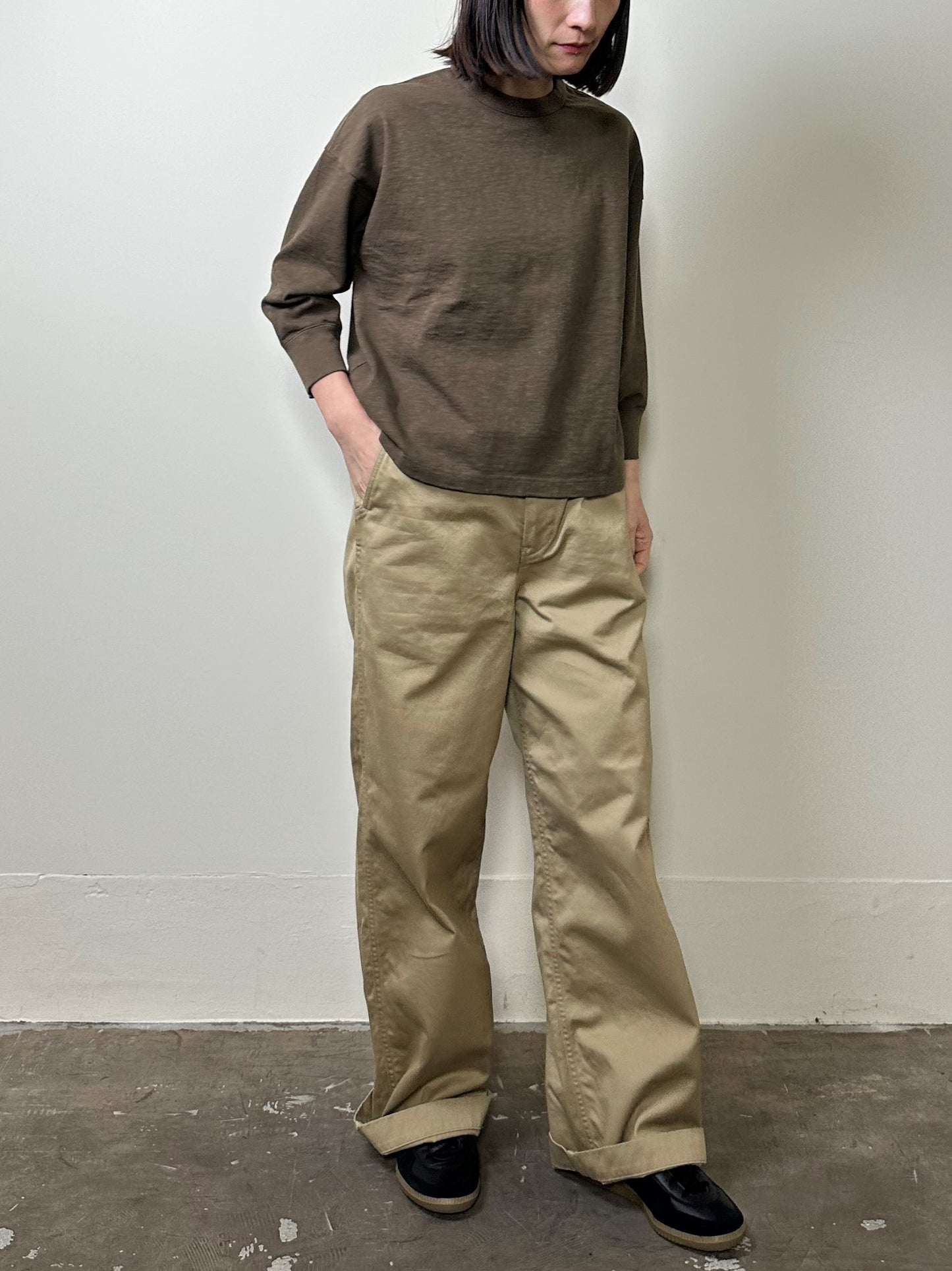 ルーズイージーチノトラウザー / Loose easy chino trousers