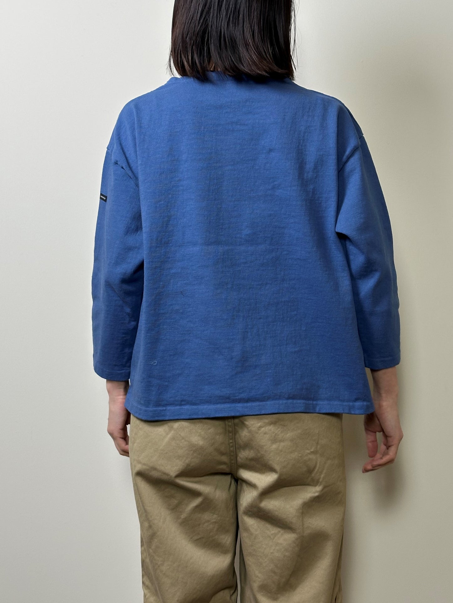 チューブボートネックマニッシュシャツ / Boat neck mannish Tube shirt