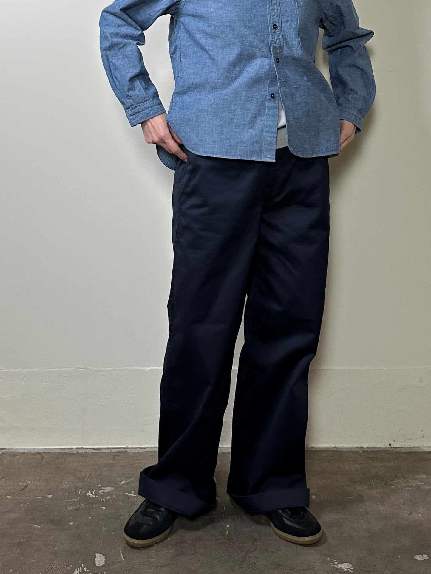 ルーズイージーチノトラウザー / Loose easy chino trousers