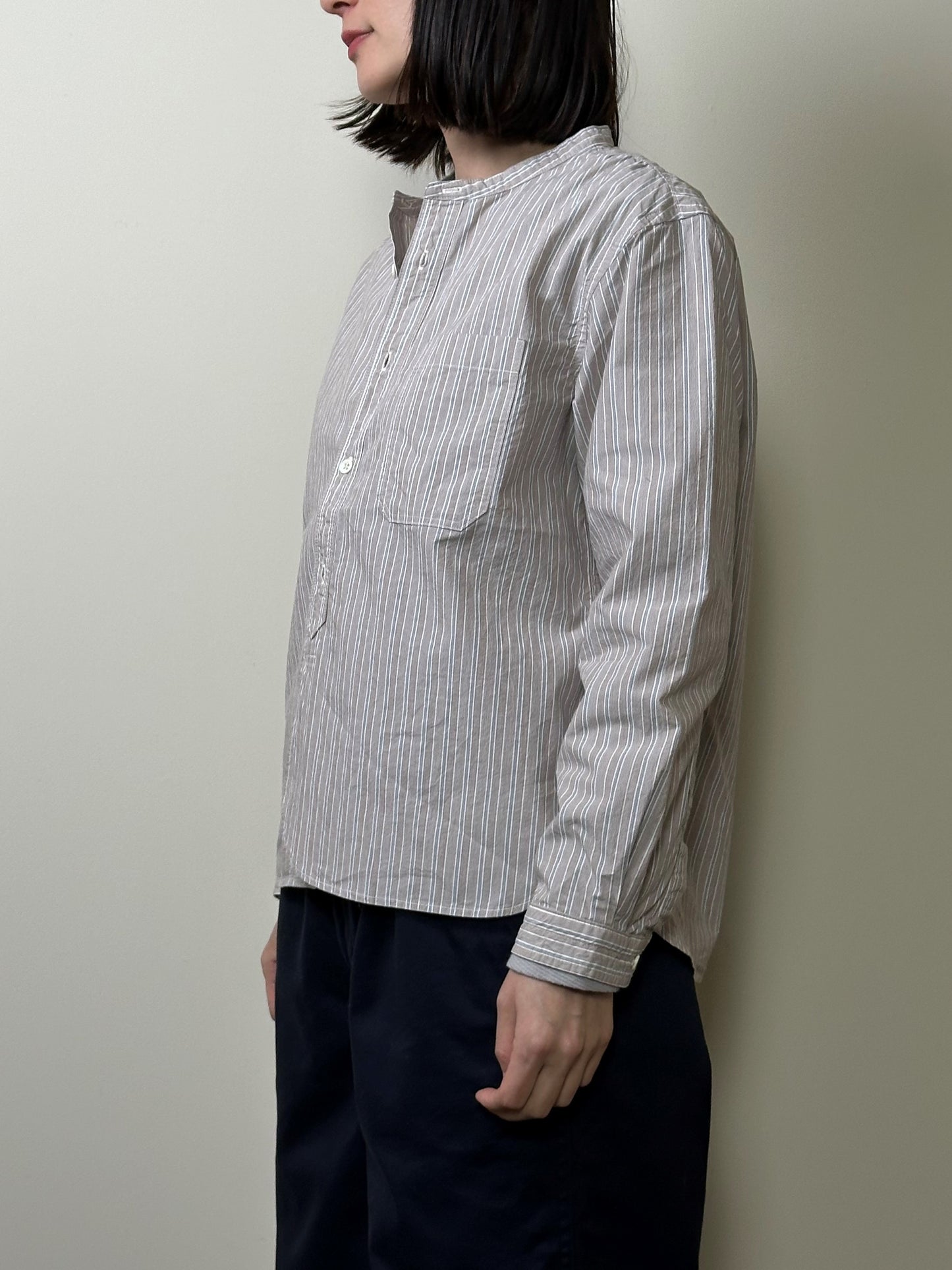 スタンドカラーシャツ / Stand collar shirt