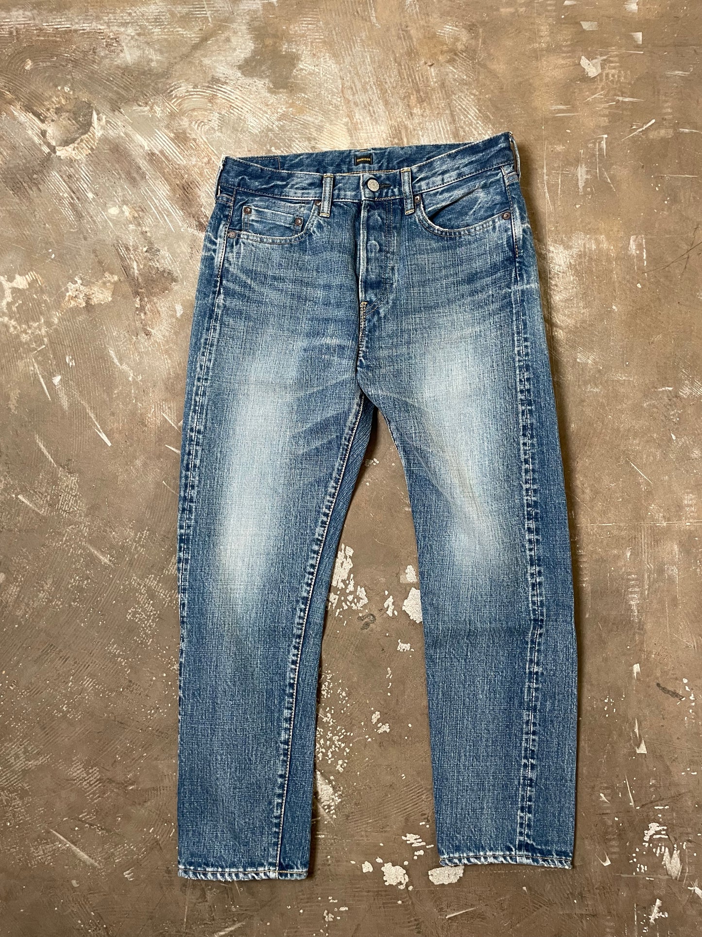 5Pカレッジフィットジーンズ ユーズドウォッシュ / 5P College fit jeans used wash