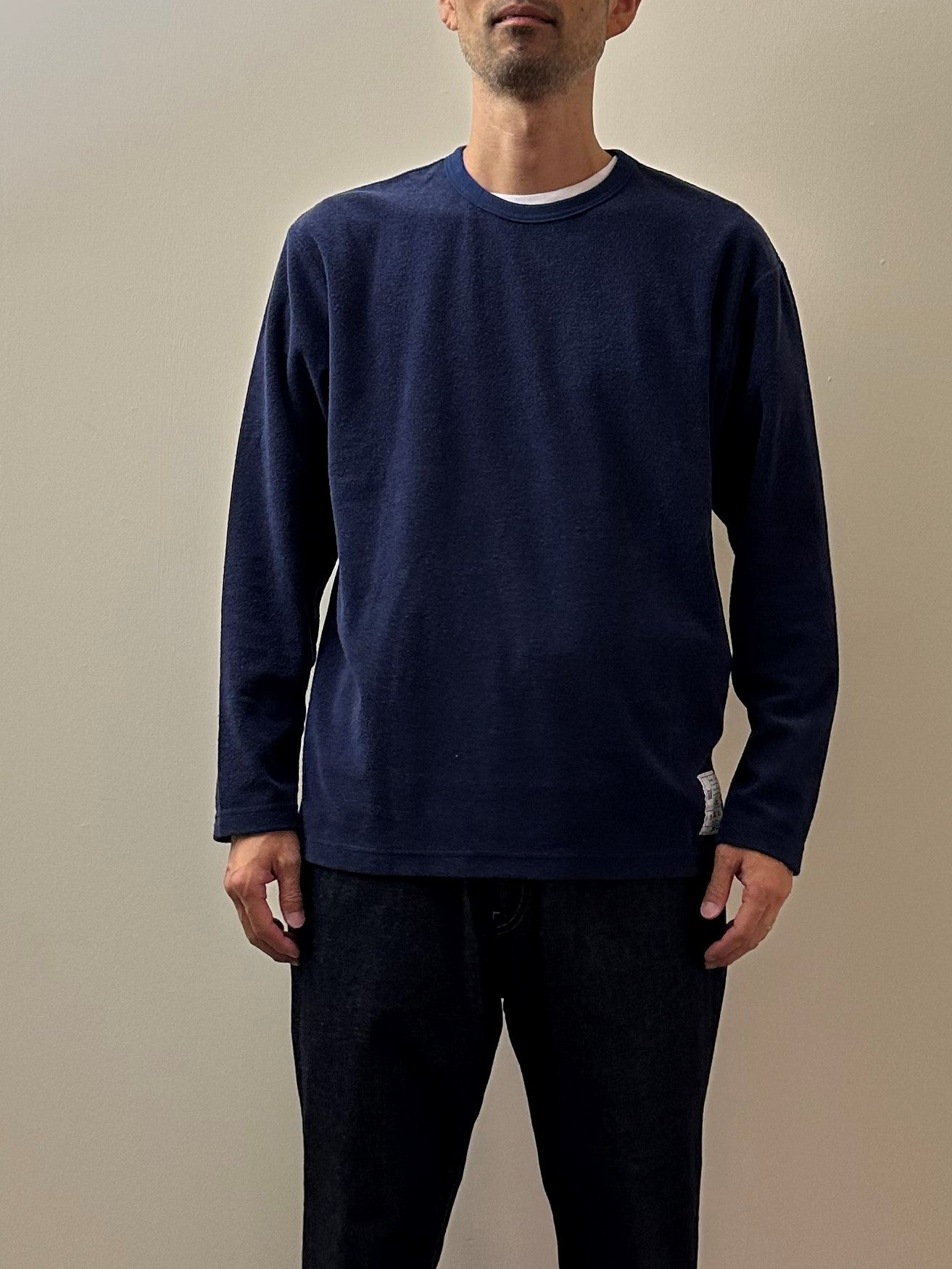 パイルクルーネックTシャツ / Pile Crew neck T-shirt