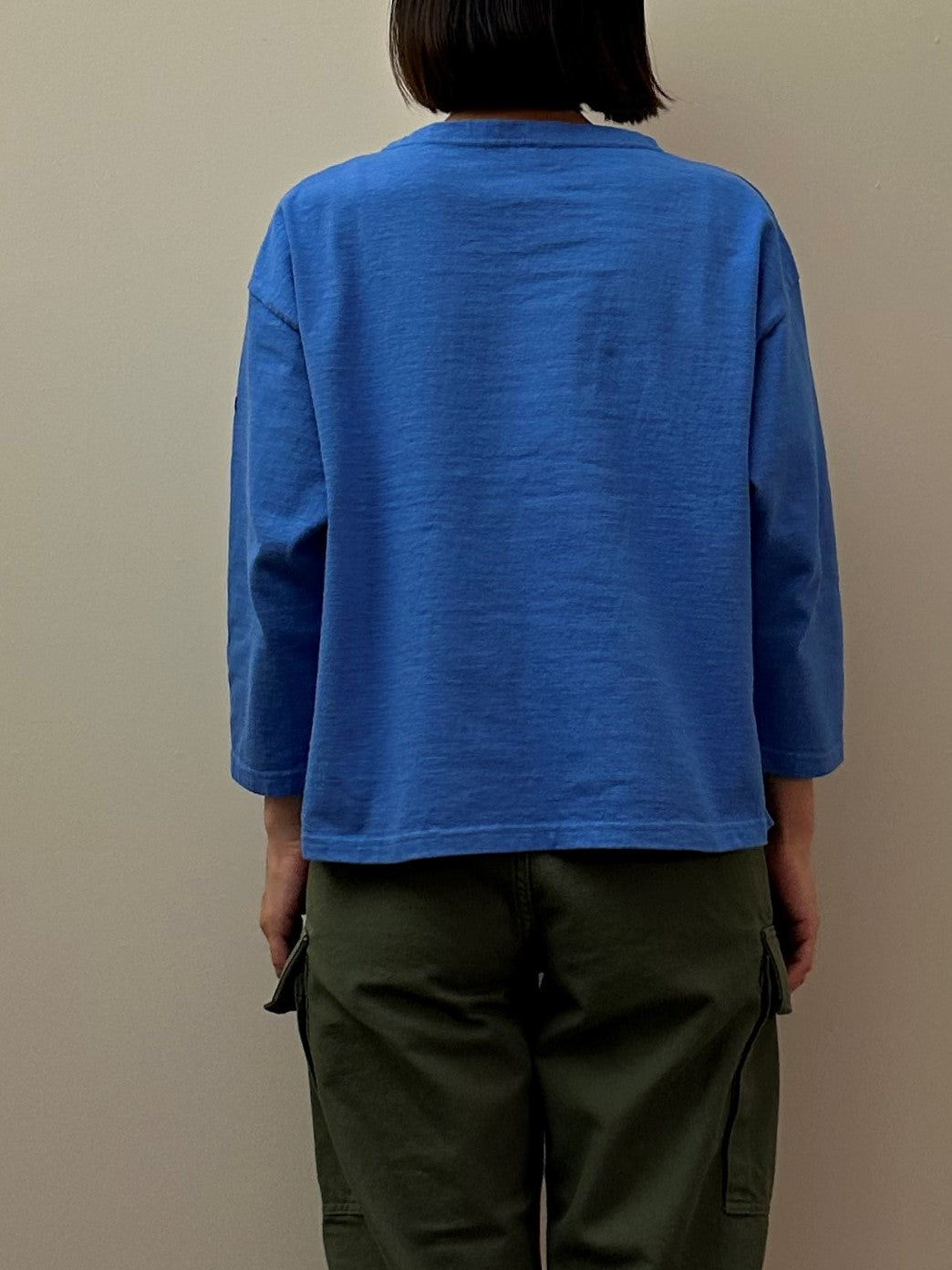 ボートネックマニッシュチューブシャツ / Boat neck mannish Tube shirt