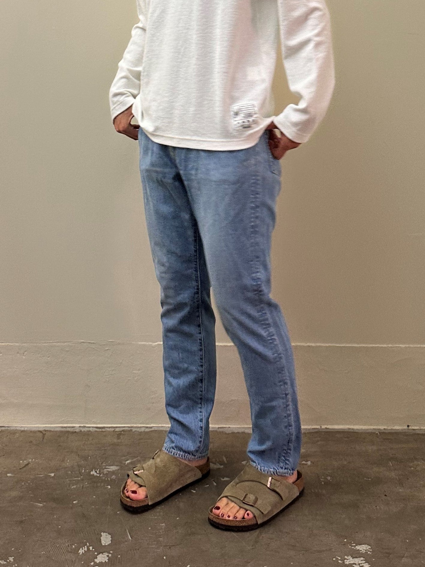 5P テーパードイージージーンズ / 5P tapered easy jeans