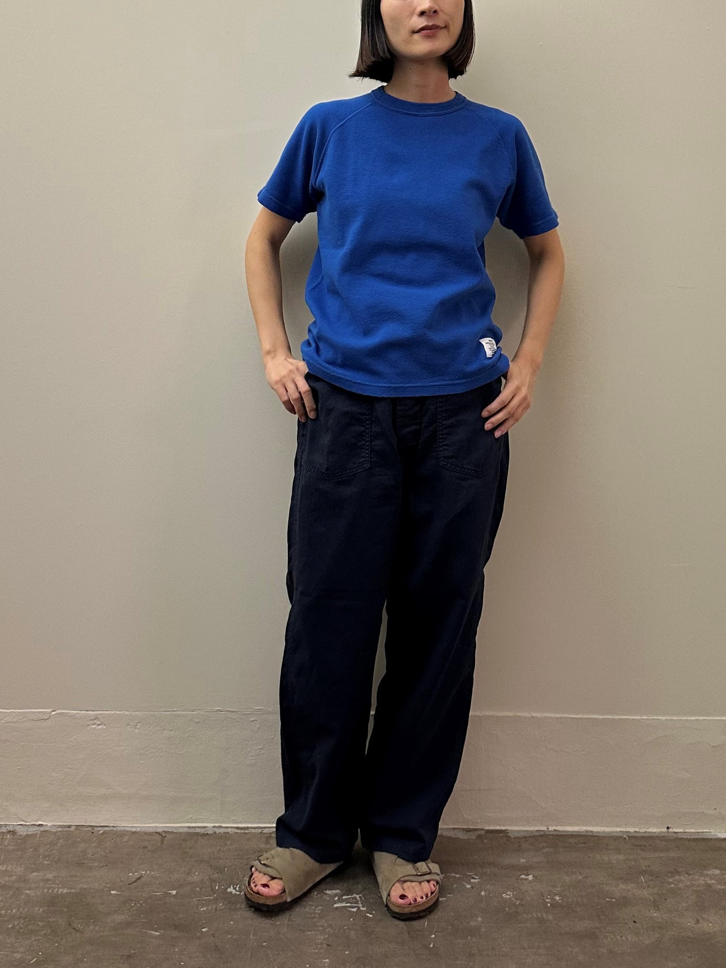 綿麻PWイージーパンツ / Cotton Linen PW easy pants