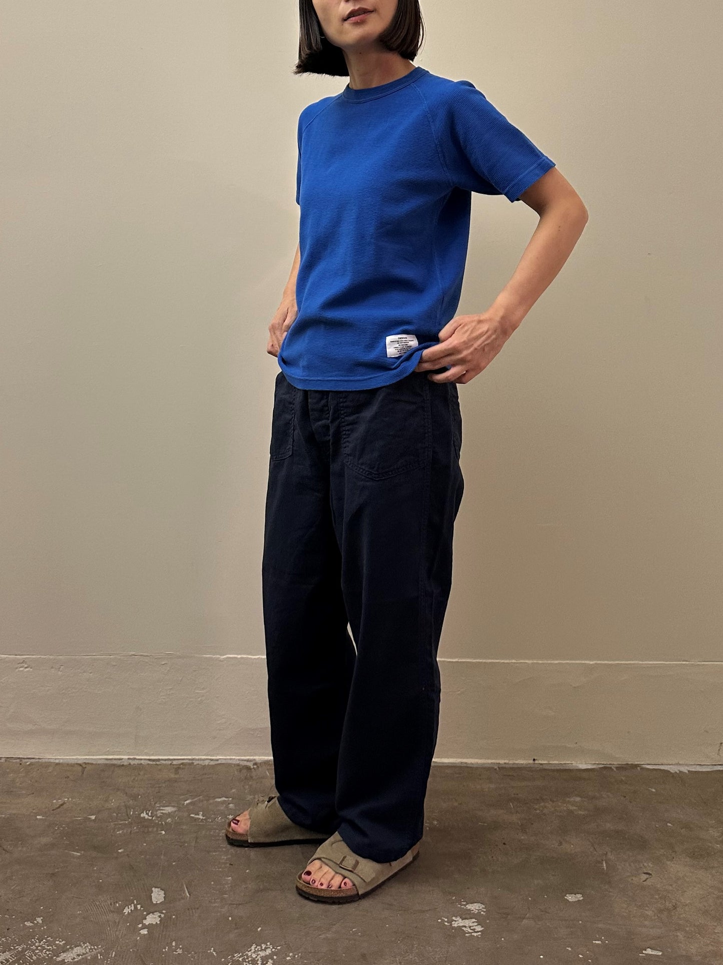 綿麻PWイージーパンツ / Cotton Linen PW easy pants