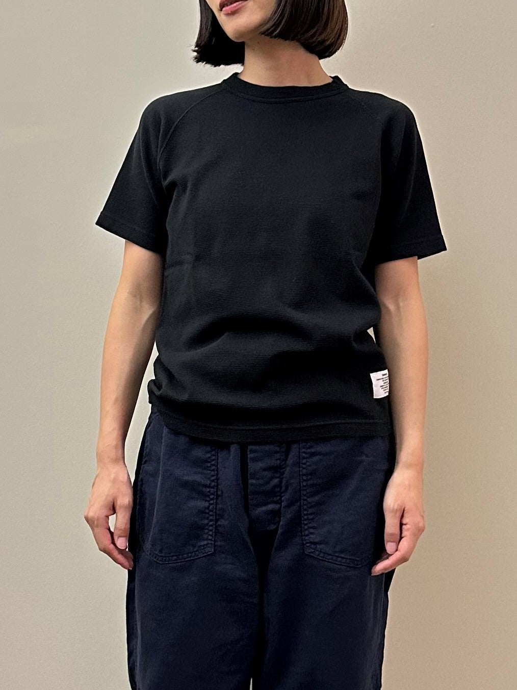 KL FRIES CREW NECK SS T-SHIRT / KL フライスクルーネックショートスリーブTシャツ