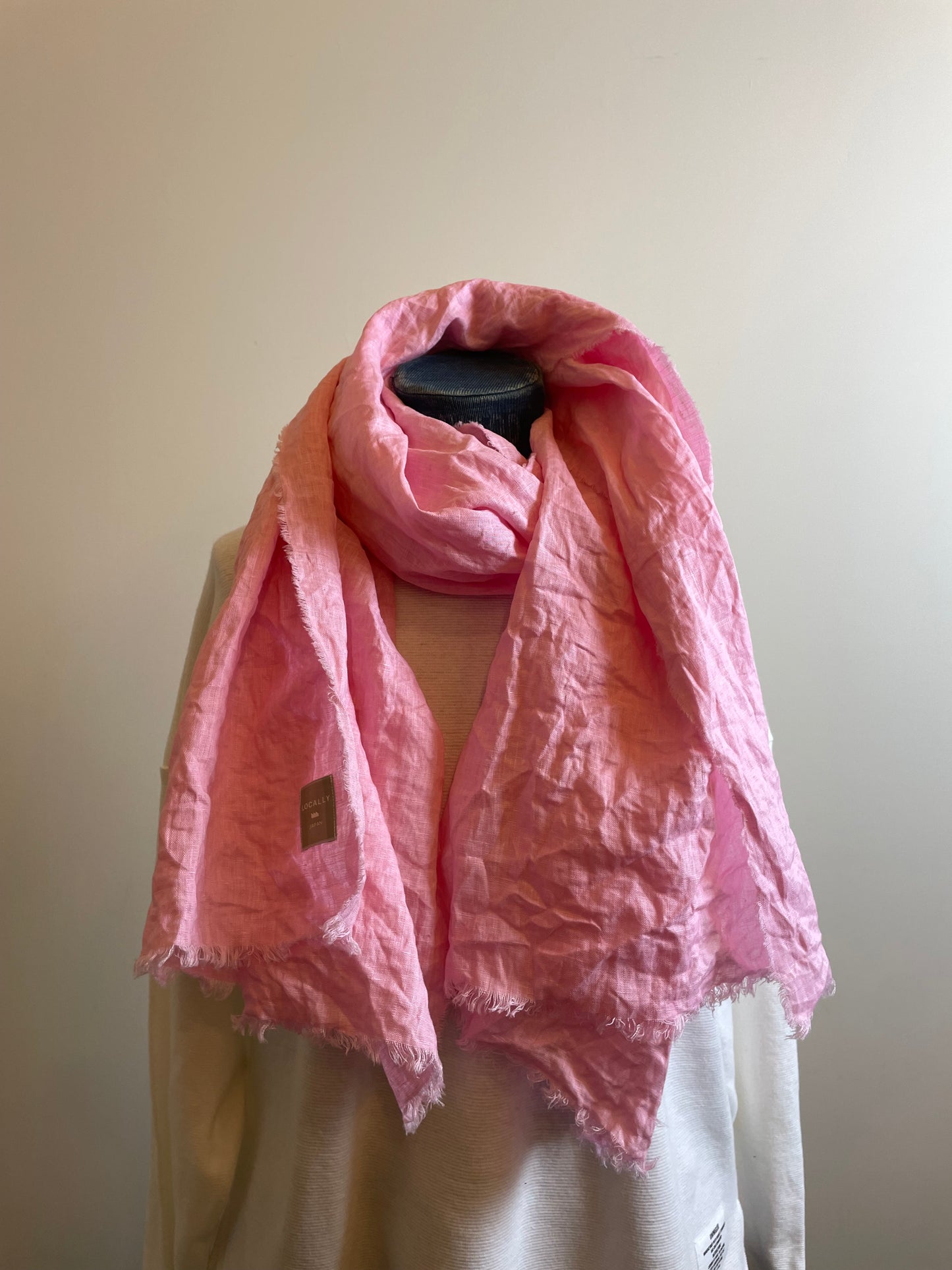 60 Linen short muffler / 60 リネンショートマフラー