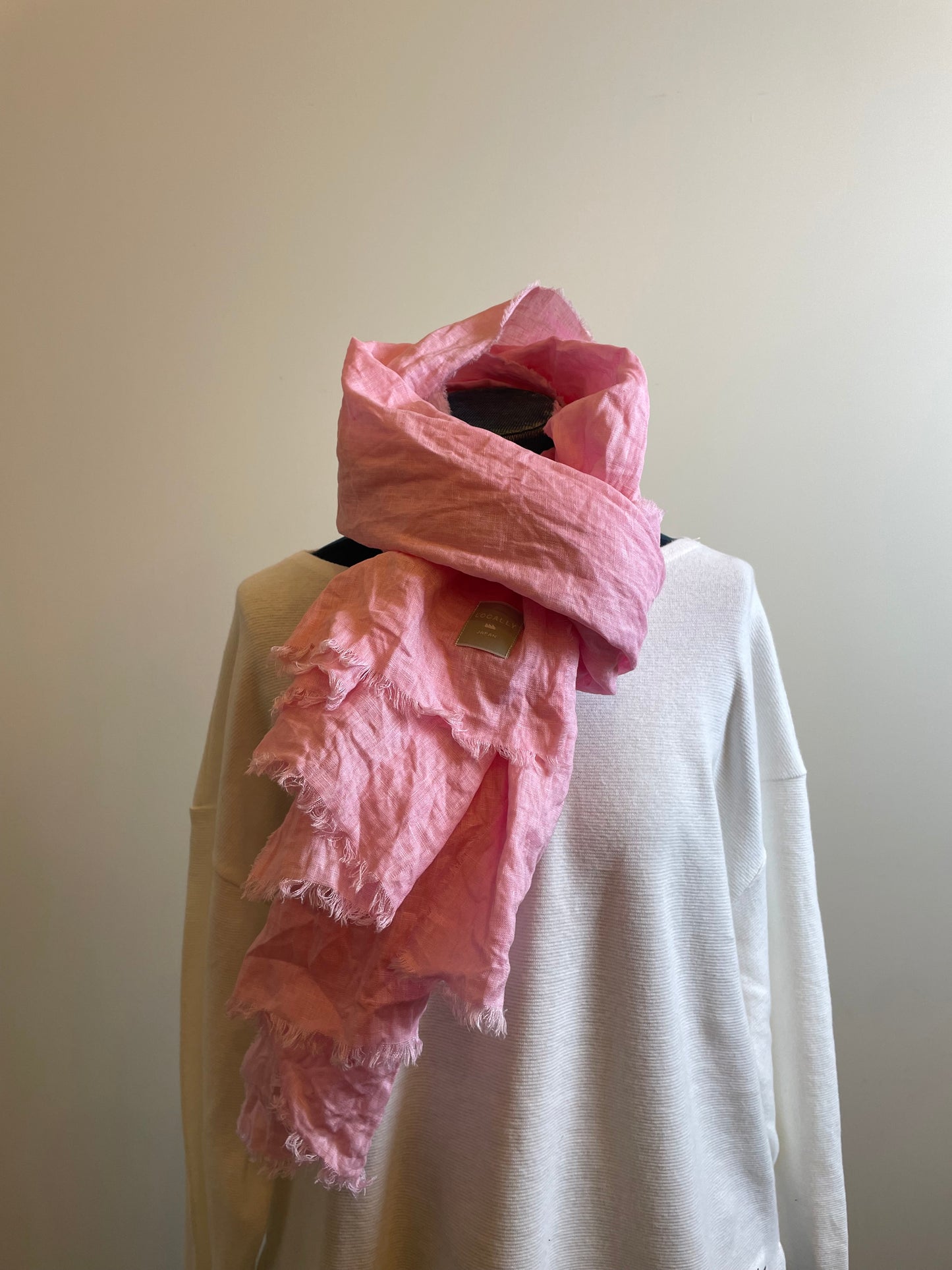 60 Linen short muffler / 60 リネンショートマフラー