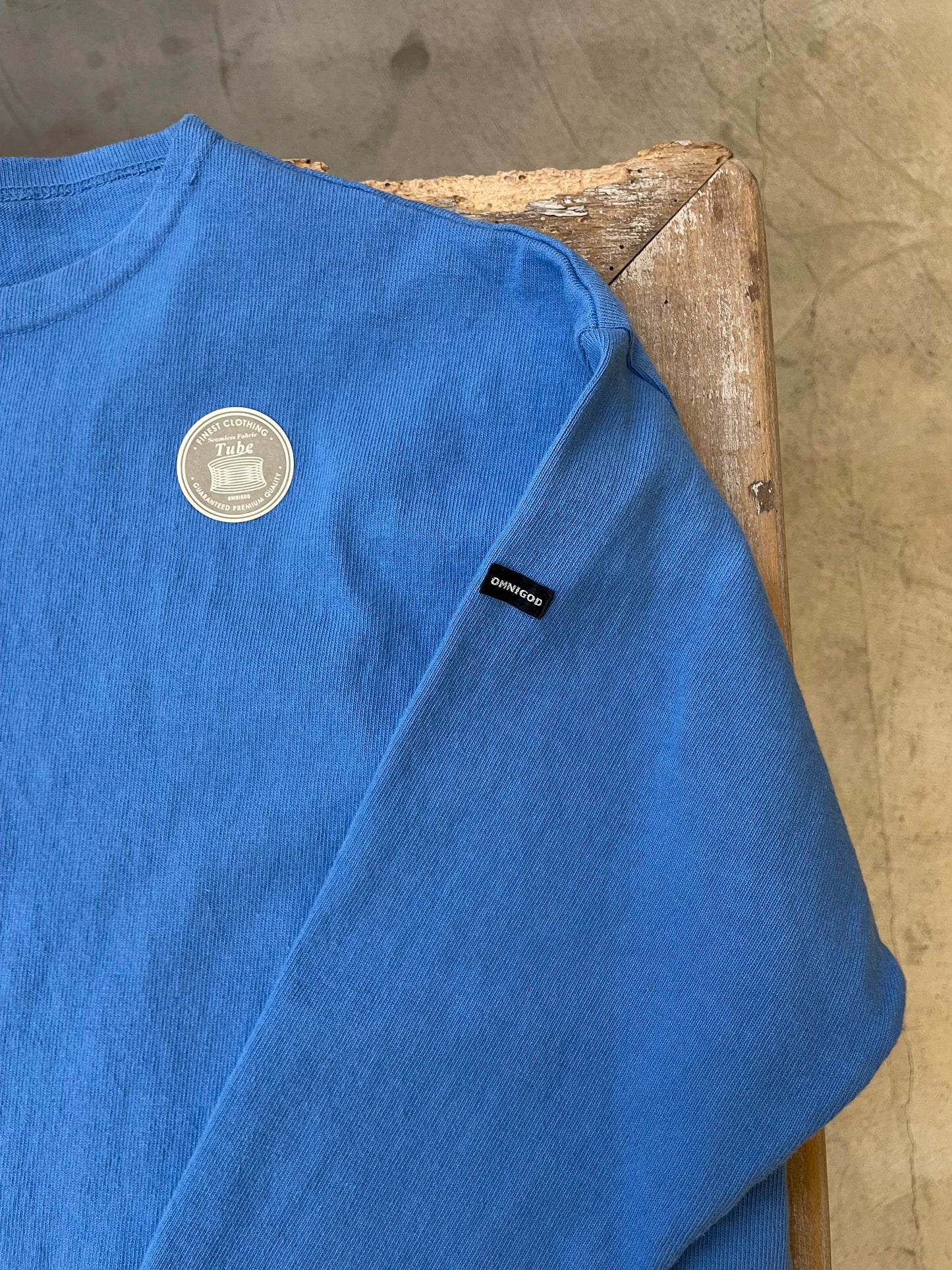 ボートネックマニッシュチューブシャツ / Boat neck mannish Tube shirt