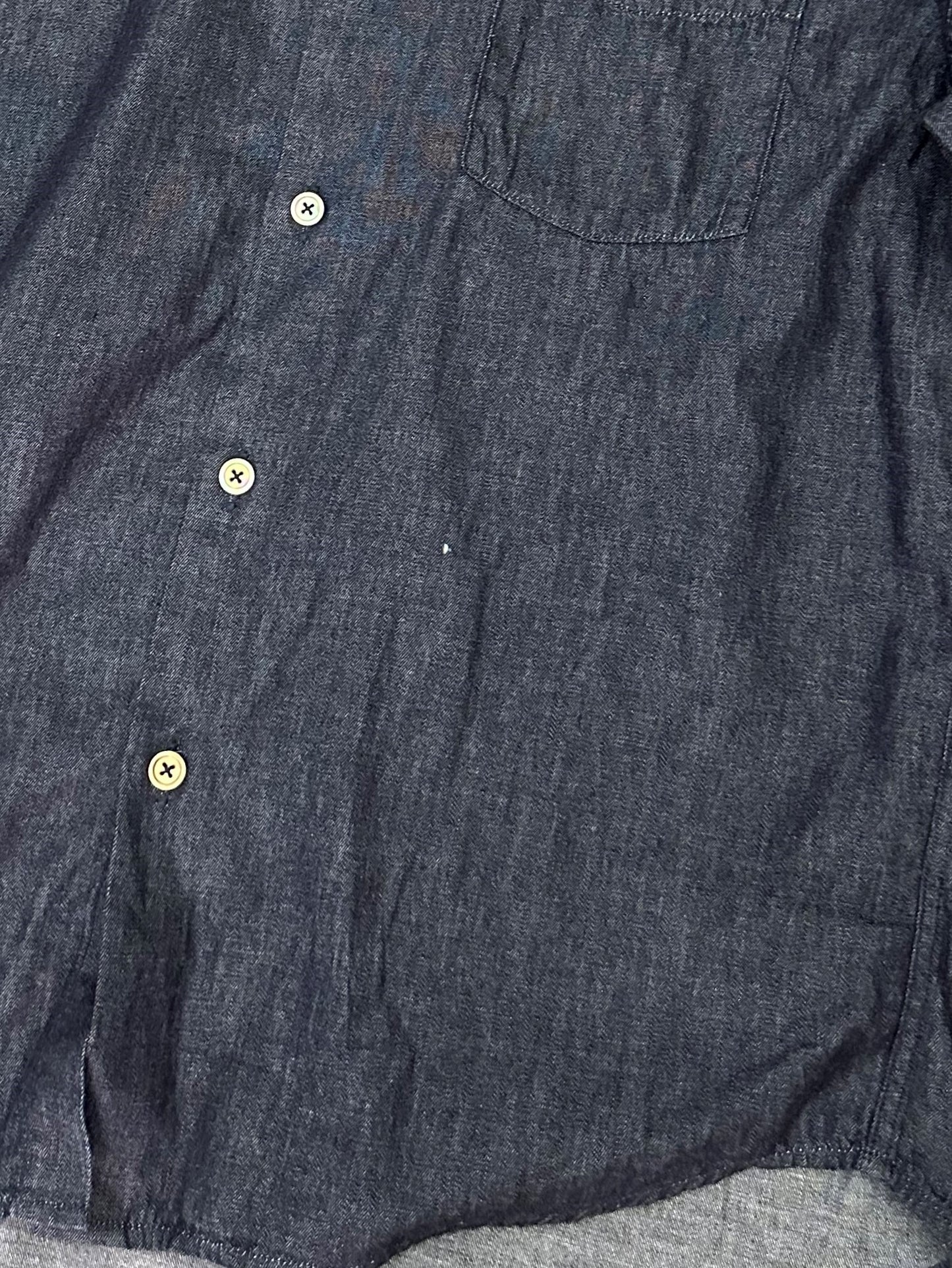 デニム スプレッドカラーシャツ / Denim Spread collar shirt