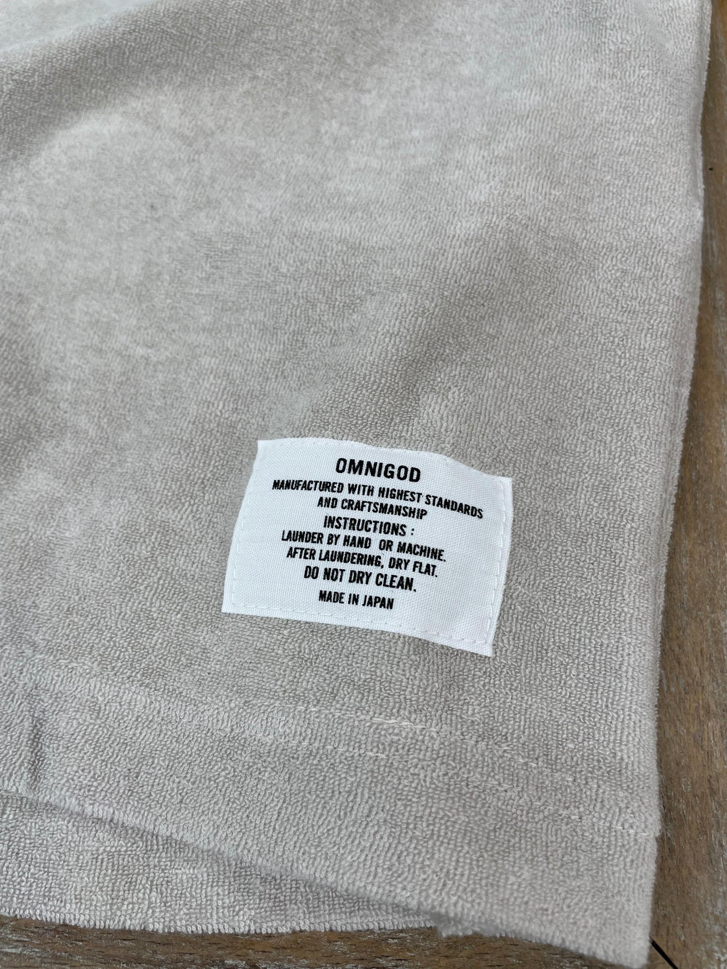 パイルクルーネックTシャツ / Pile Crew neck T-shirt