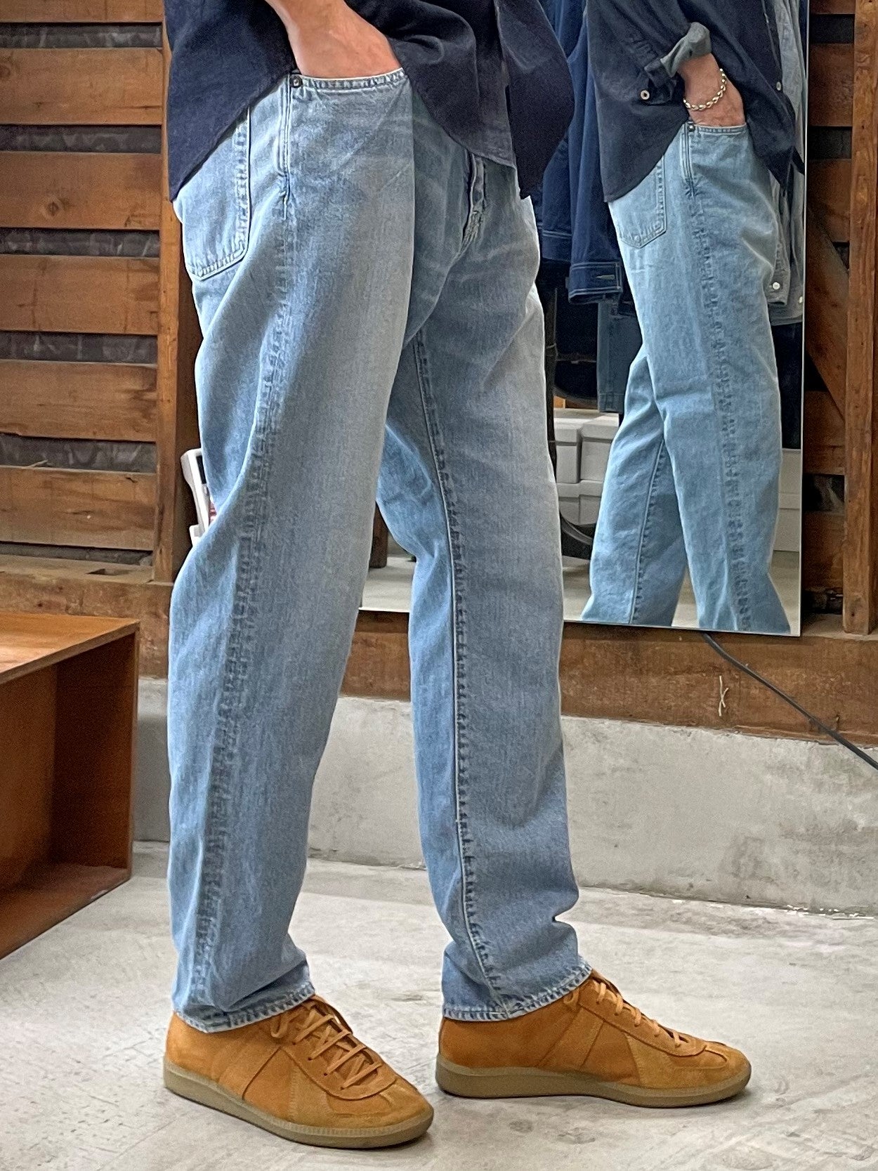 5P テーパードイージージーンズ / 5P tapered easy jeans