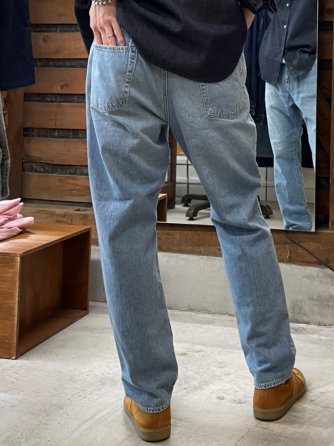 5P テーパードイージージーンズ / 5P tapered easy jeans