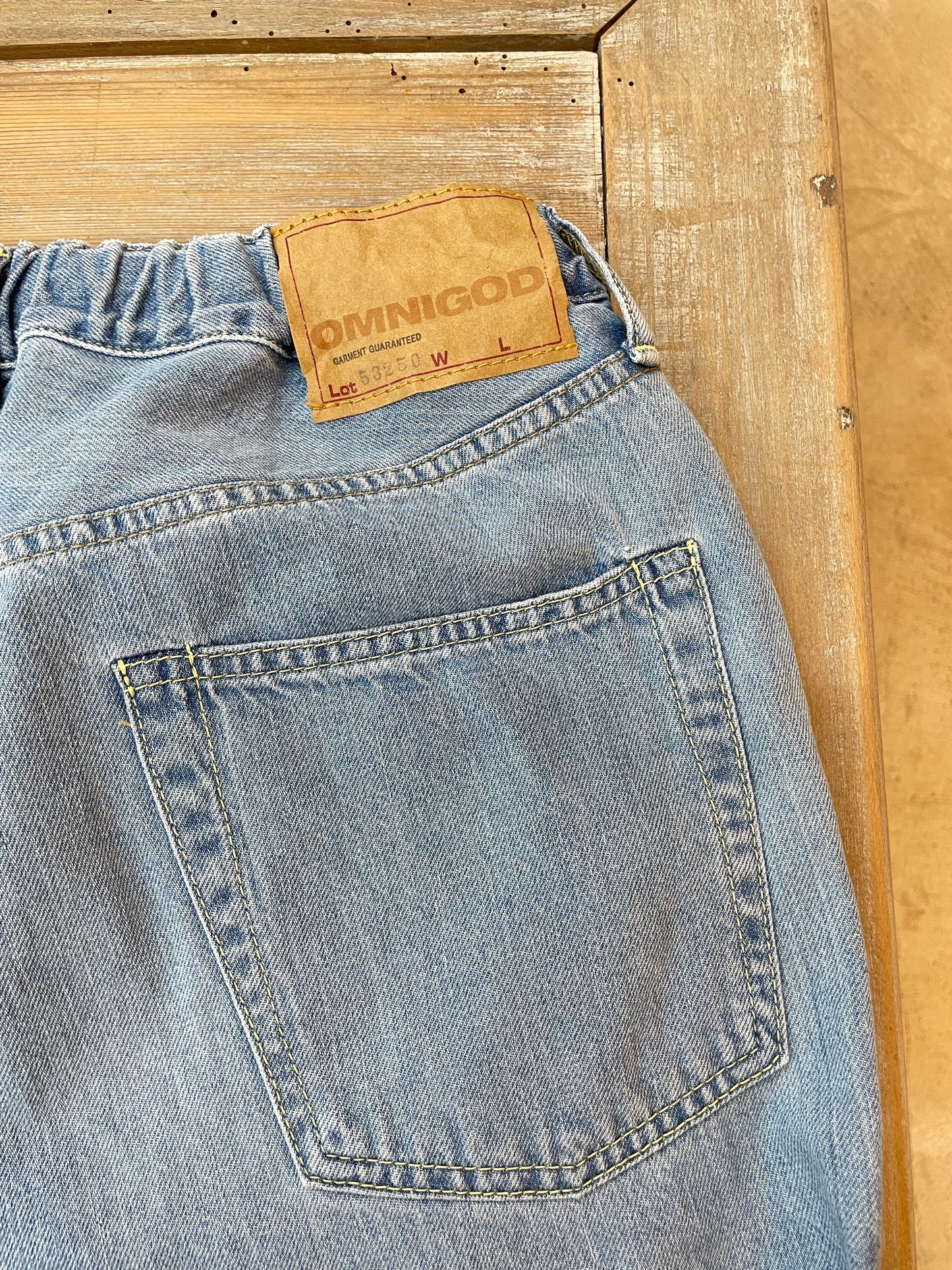 5P テーパードイージージーンズ / 5P tapered easy jeans