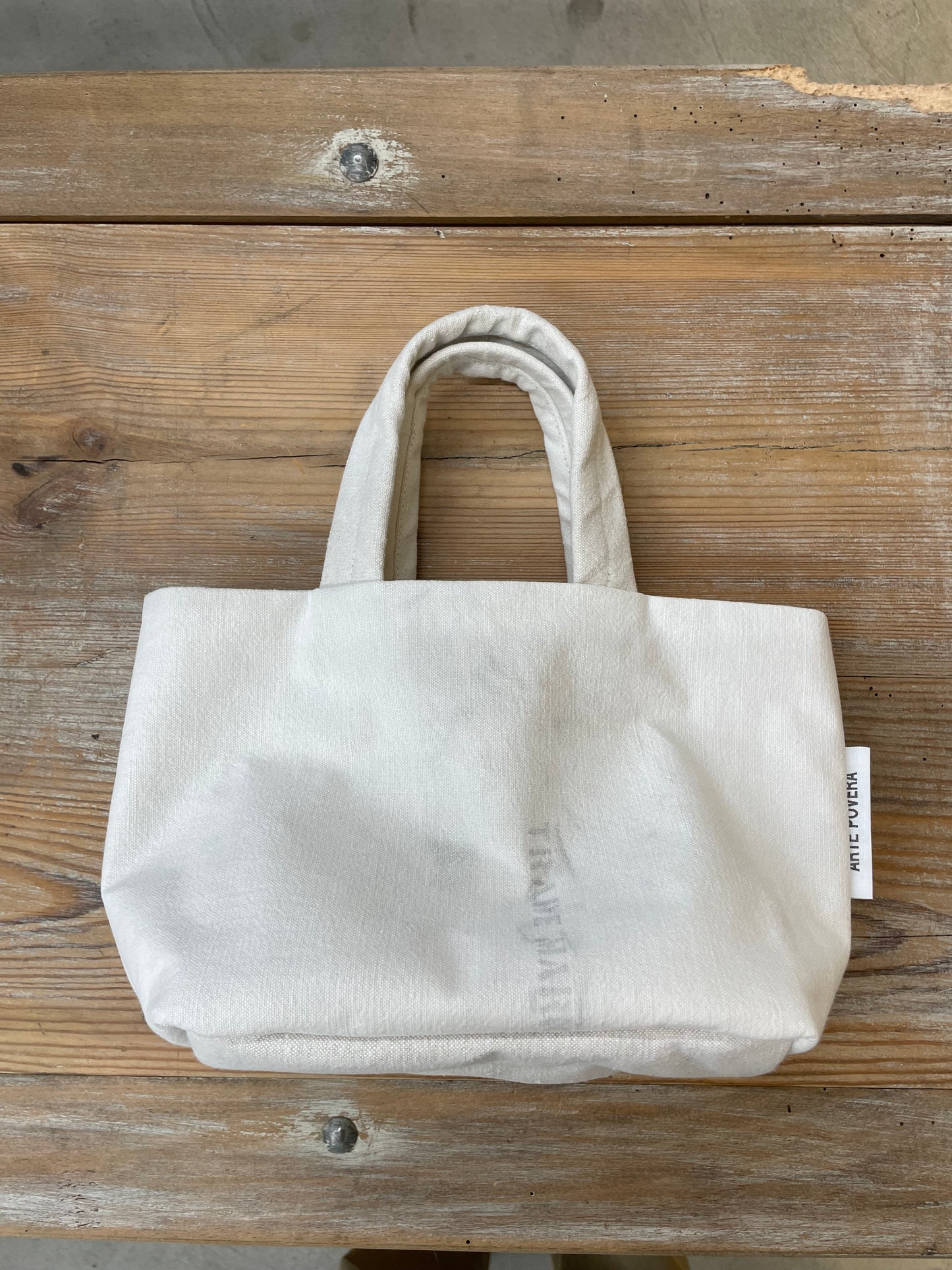 ARTEPOVERA ユーズドフランスシーツバック S / Used France Sheets Bag S