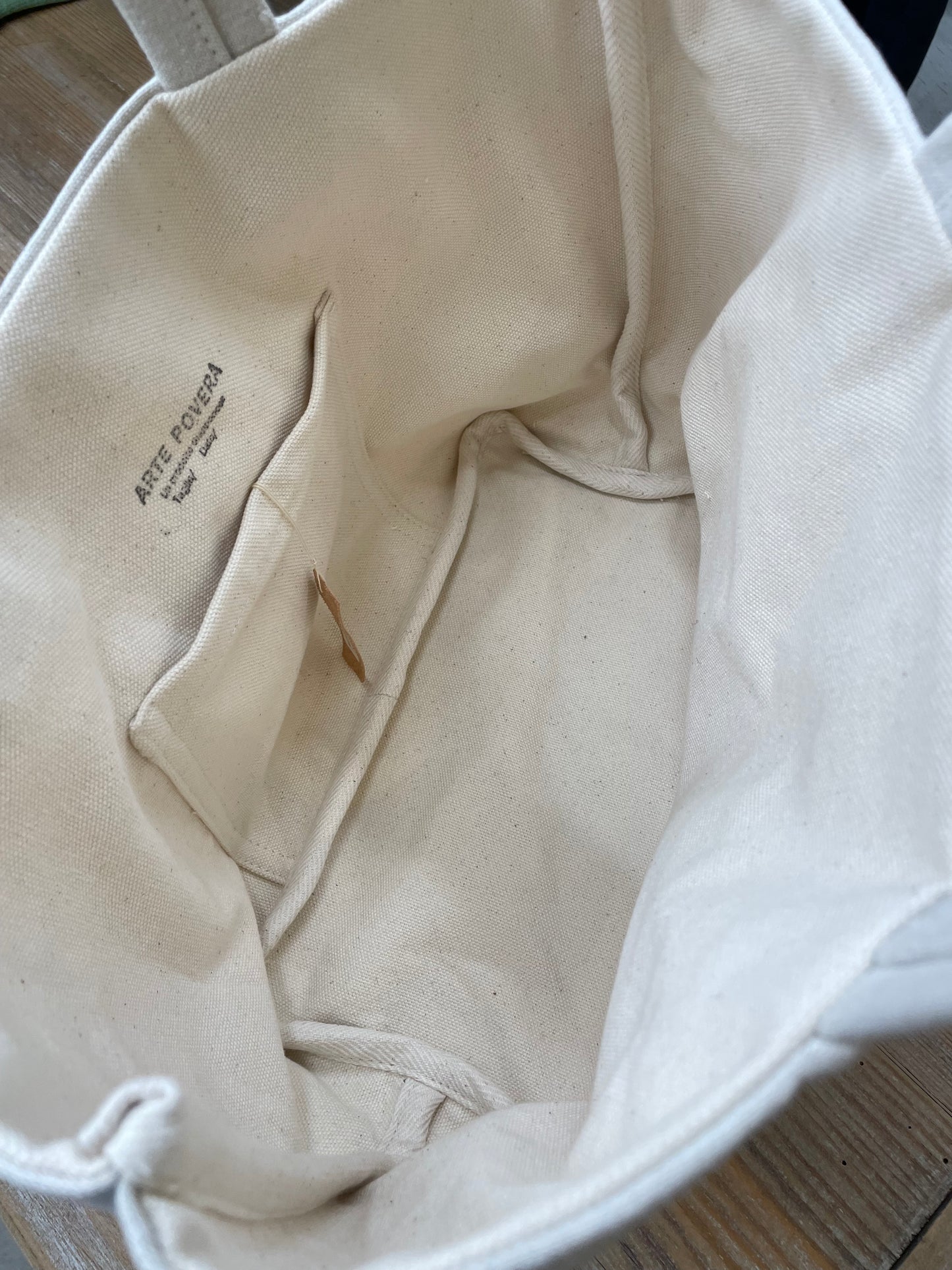 ARTEPOVERA ユーズドフランスシーツバック M / Used France Sheets Bag M