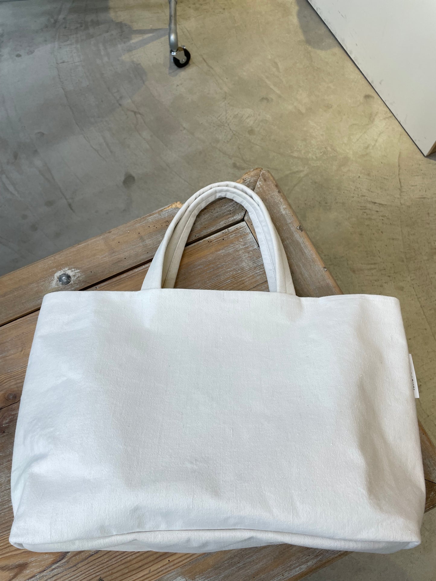 ARTEPOVERA ユーズドフランスシーツバック L / Used France Sheets Bag L