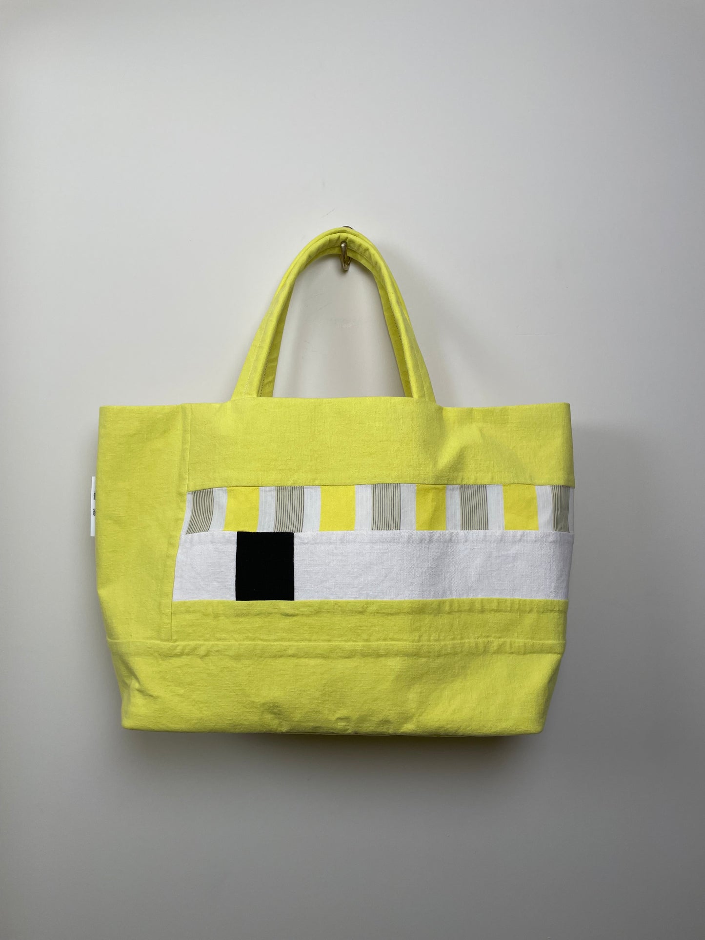 ARTEPOVERA インドコットンストライプバッグ L / India cotton stripe Bag L