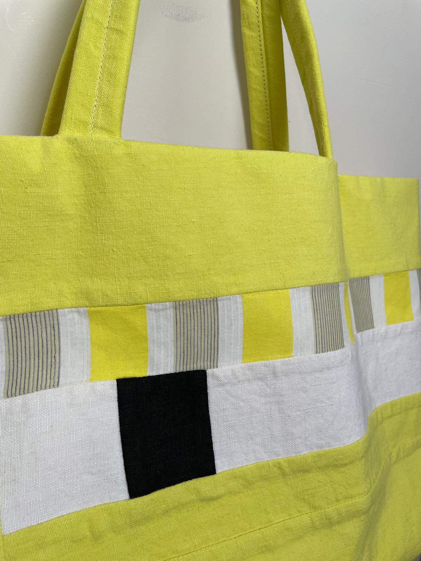 ARTEPOVERA インドコットンストライプバッグ L / India cotton stripe Bag L
