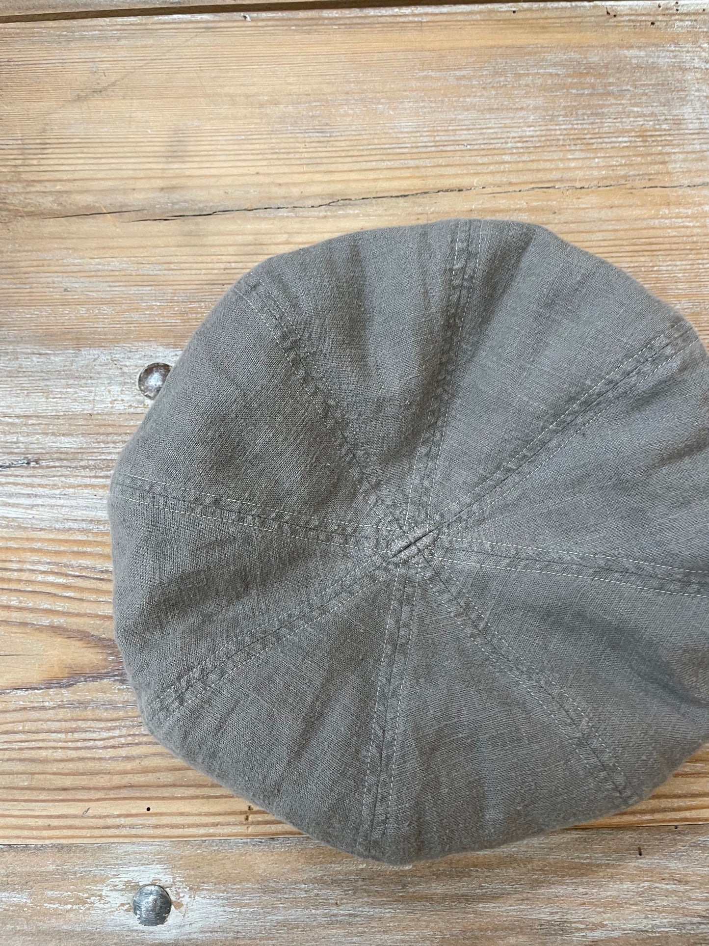 ARTEPOVERA リネン起毛製品染めベレー帽 / Linen garment dye beret