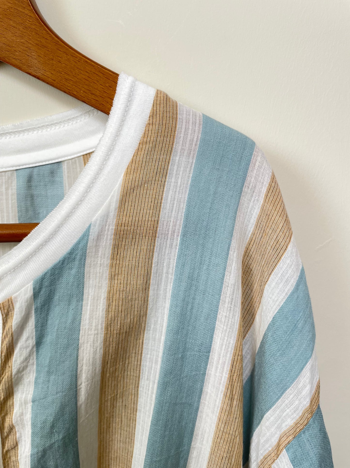ARTEPOVERA インドコットンストライプカーデ / India cotton stripe cardigan
