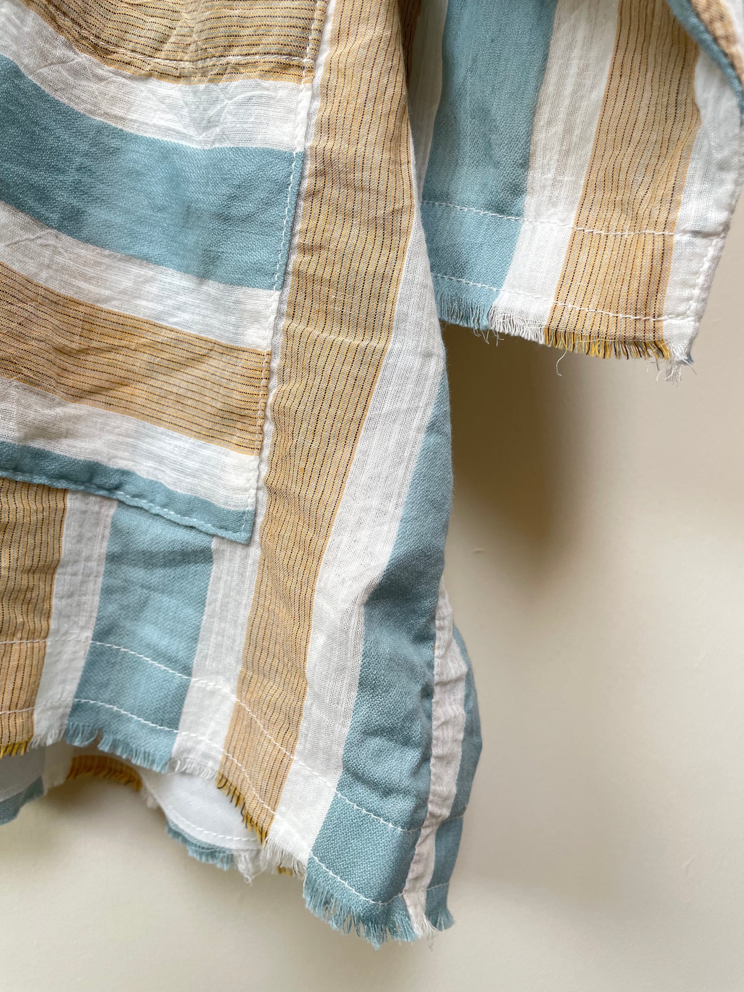 ARTEPOVERA インドコットンストライプカーデ / India cotton stripe cardigan