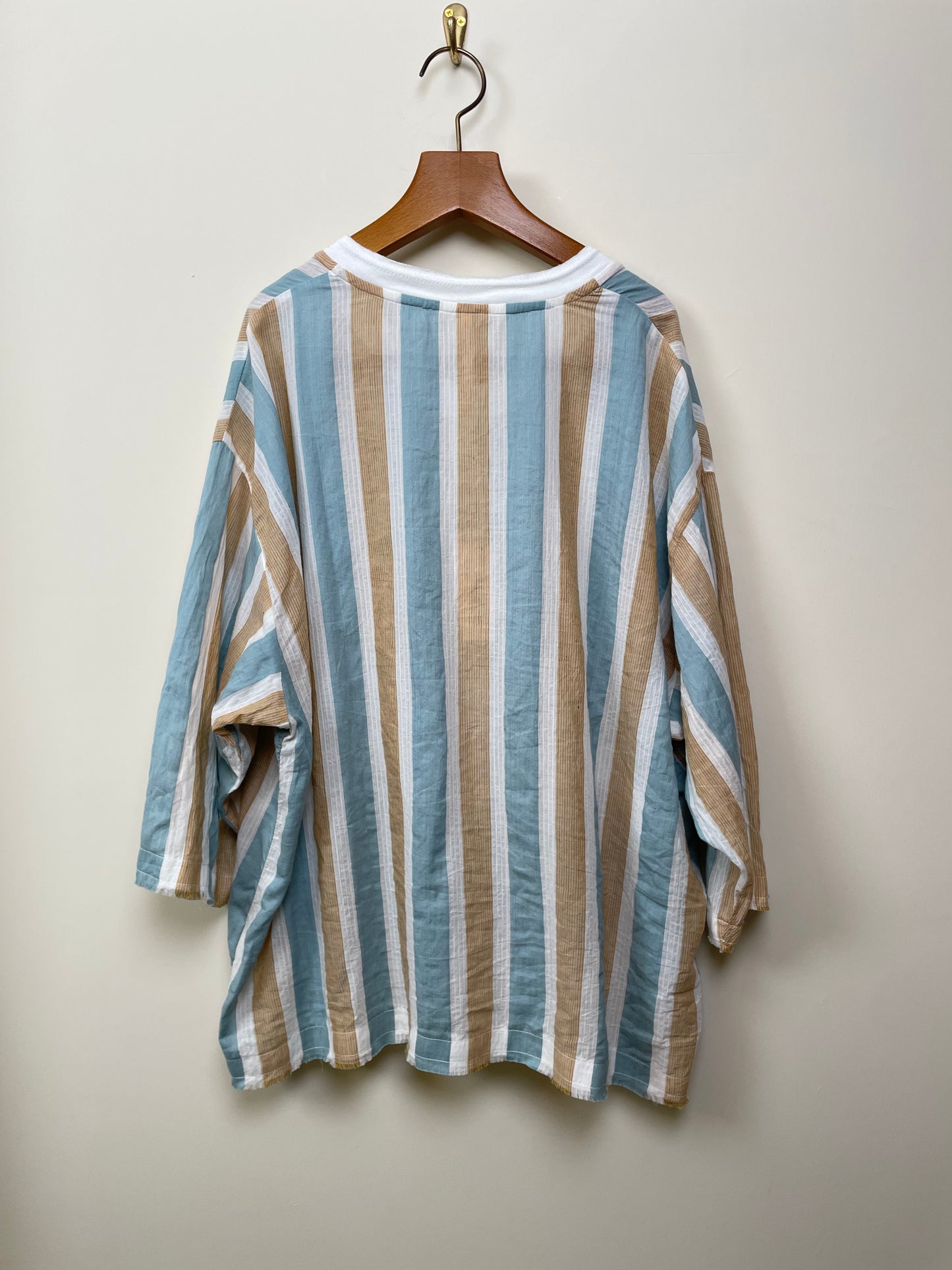 ARTEPOVERA インドコットンストライプカーデ / India cotton stripe cardigan