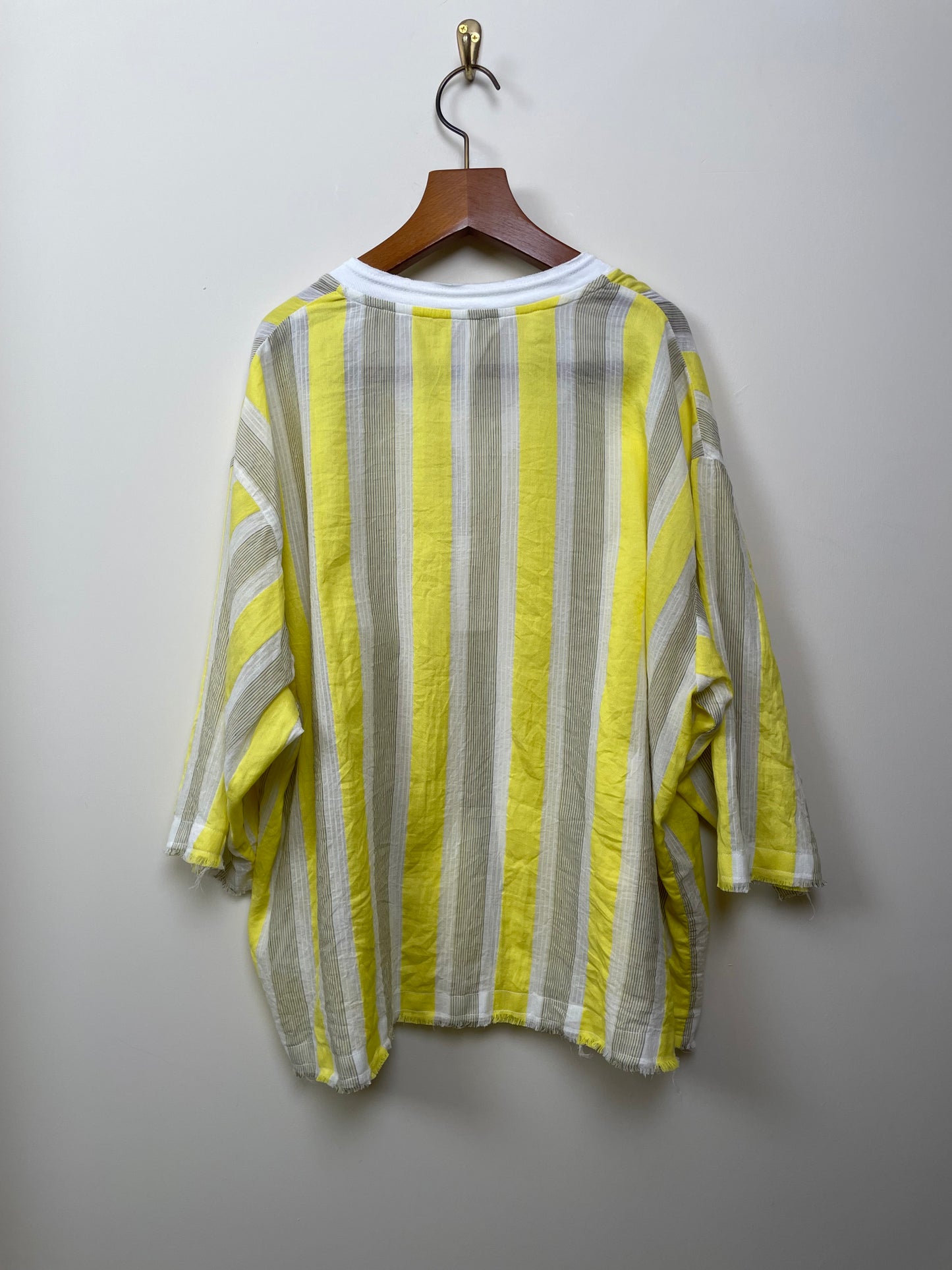ARTEPOVERA インドコットンストライプカーデ / India cotton stripe cardigan