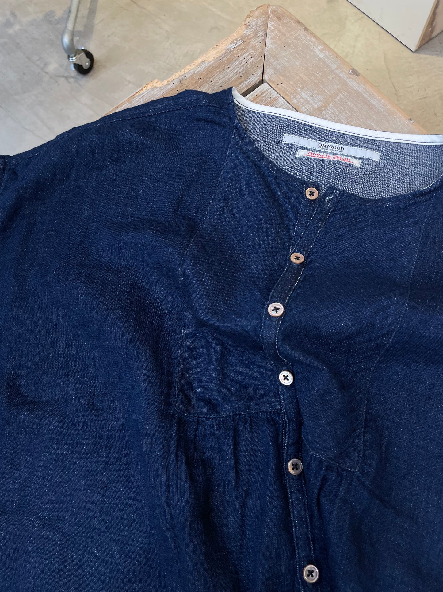 アトリエフレンチスリーブシャツ / Atlier french sleeves shirt