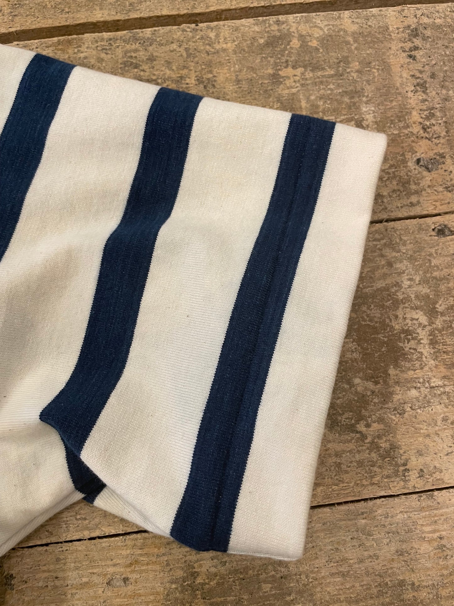 インディゴボーダーリラックスTシャツ / Indigo Border relax T-shirt