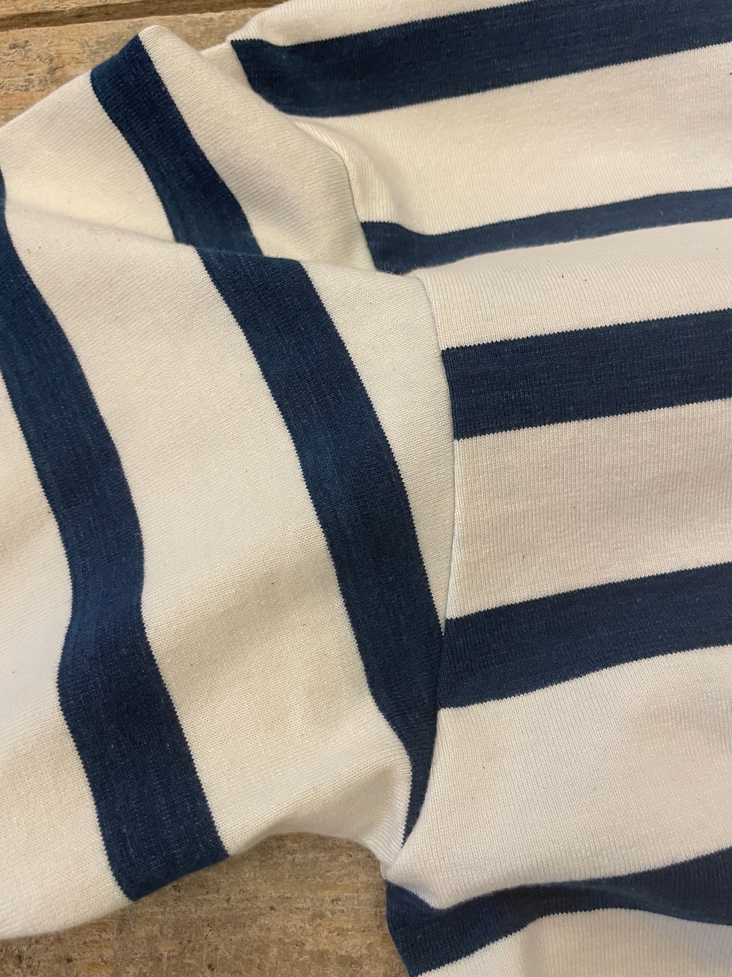 インディゴボーダーリラックスTシャツ / Indigo Border relax T-shirt