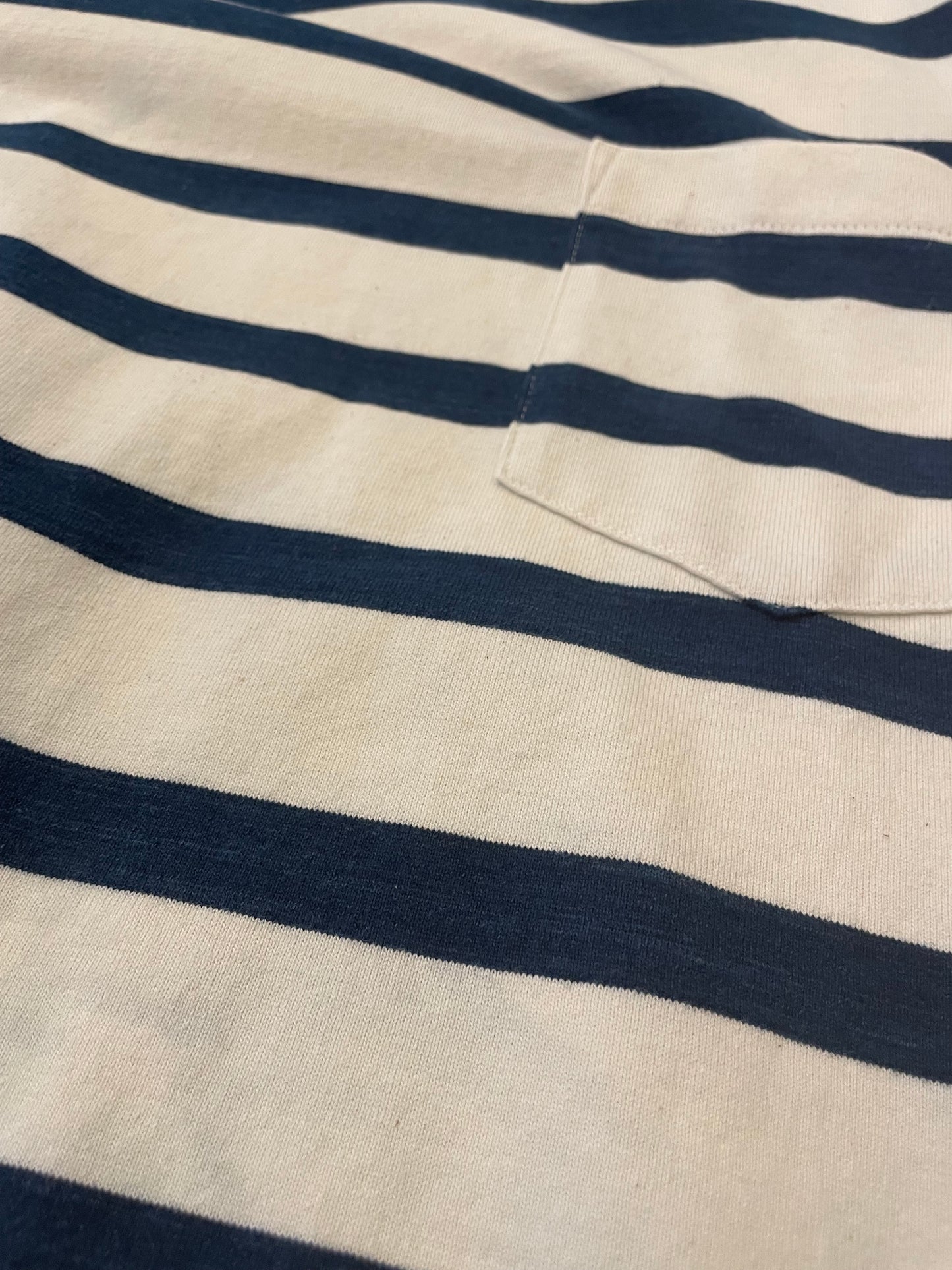 インディゴボーダーリラックスTシャツ / Indigo Border relax T-shirt