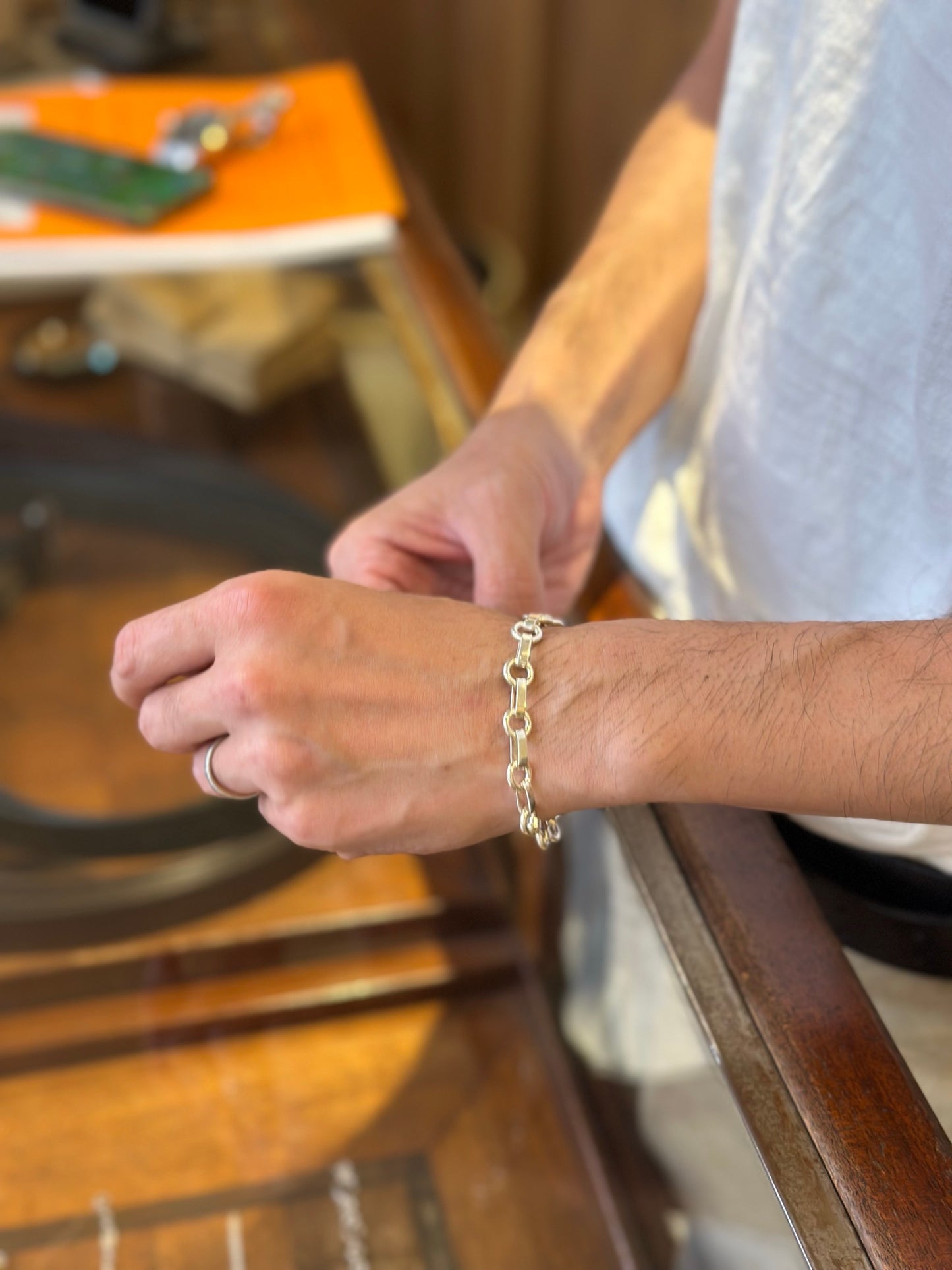 メキシコアンティークシルバーブレスレット/ Mexico Antique silver Bracelet
