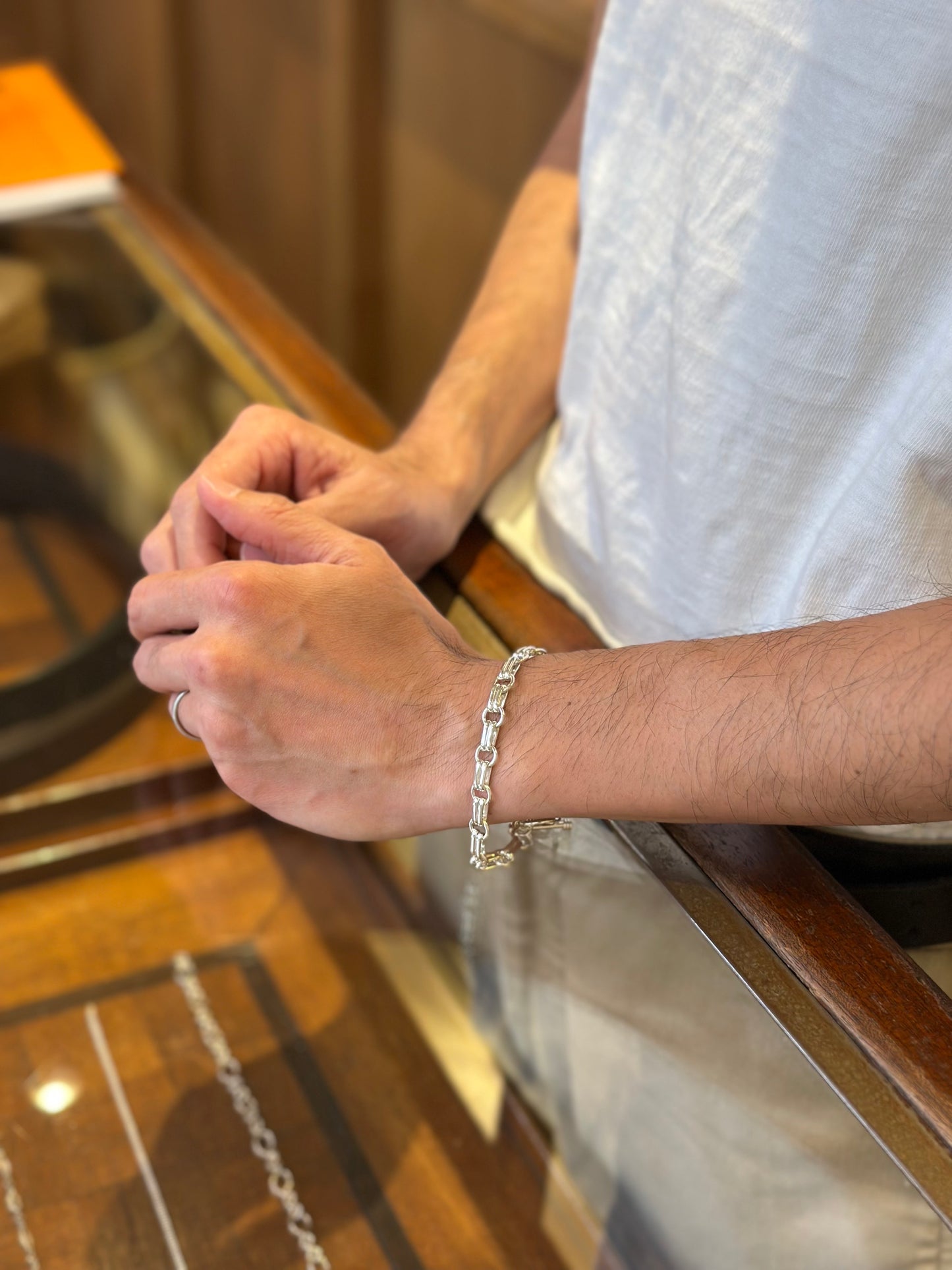 メキシコアンティークシルバーブレスレット/ Mexico Antique silver Bracelet