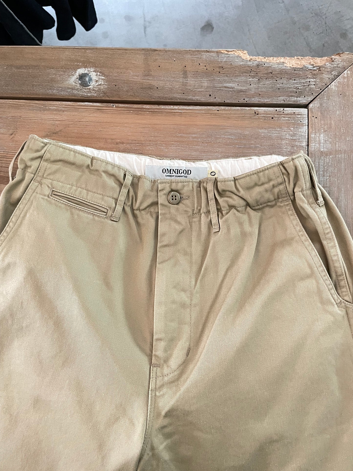 ルーズイージーチノトラウザー / Loose easy chino trousers