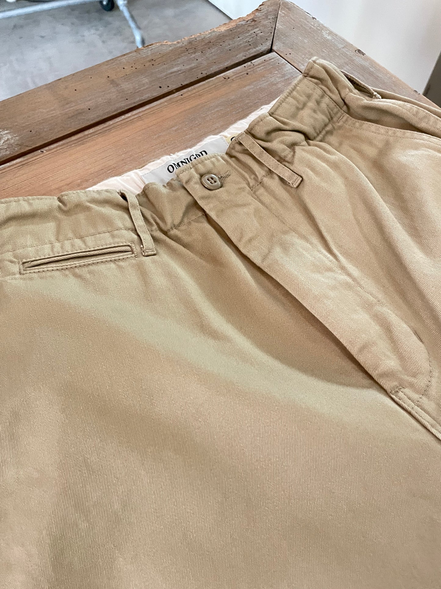 ルーズイージーチノトラウザー / Loose easy chino trousers