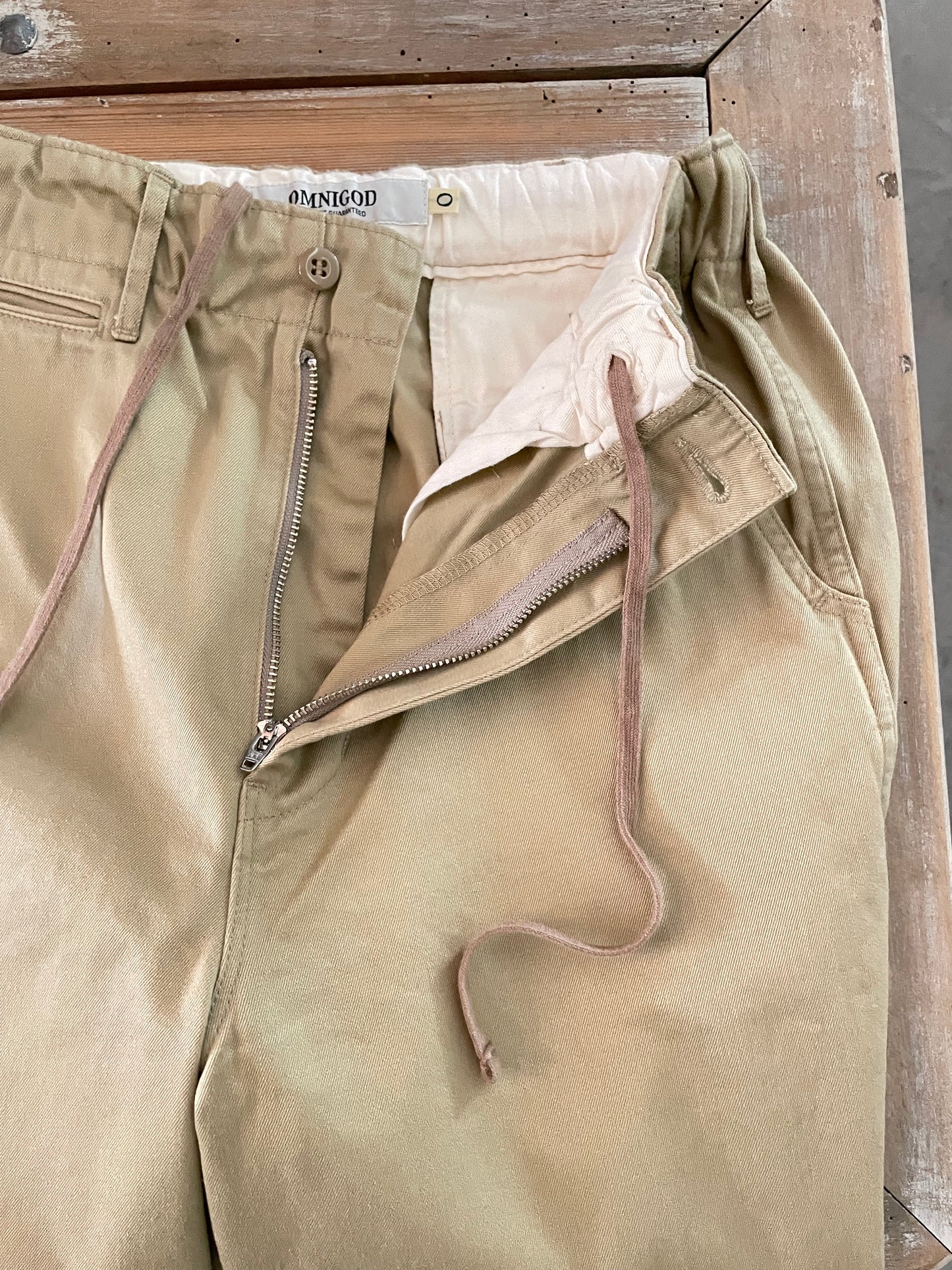 ルーズイージーチノトラウザー / Loose easy chino trousers