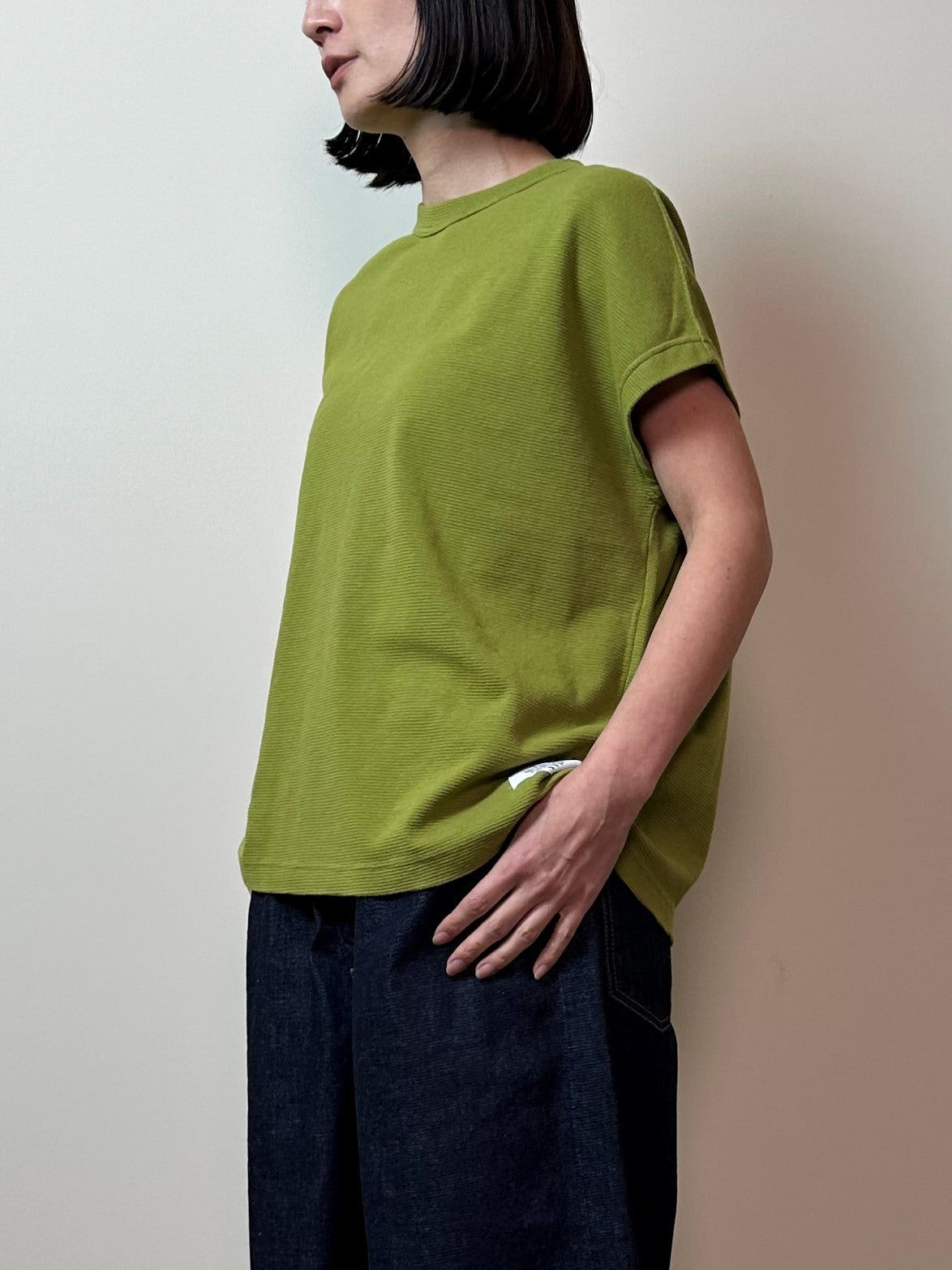 KL FRIES French sleeves T-SHIRT / KL フライスフレンチスリーブTシャツ
