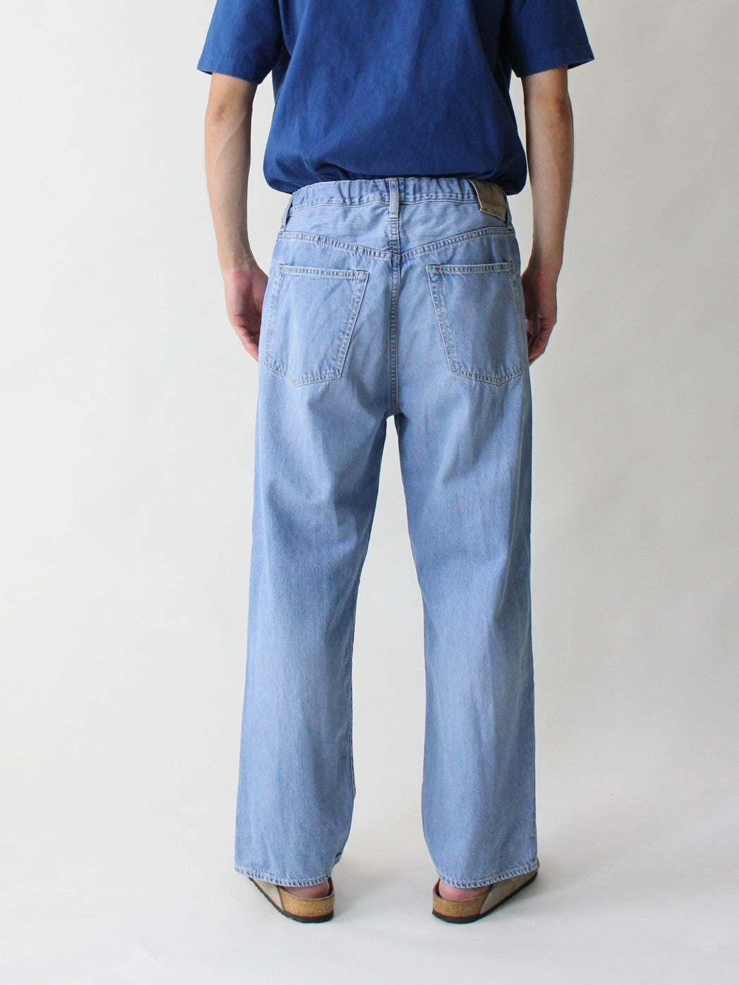 5P イージールーズジーンズ ユーズドウォッシュ/ 5P easy loose jeans Used wash