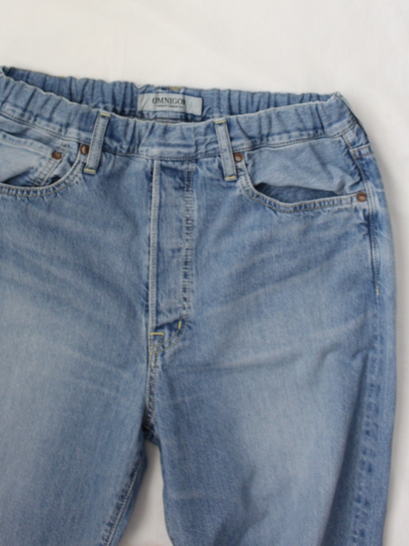 5P イージールーズジーンズ ユーズドウォッシュ/ 5P easy loose jeans Used wash