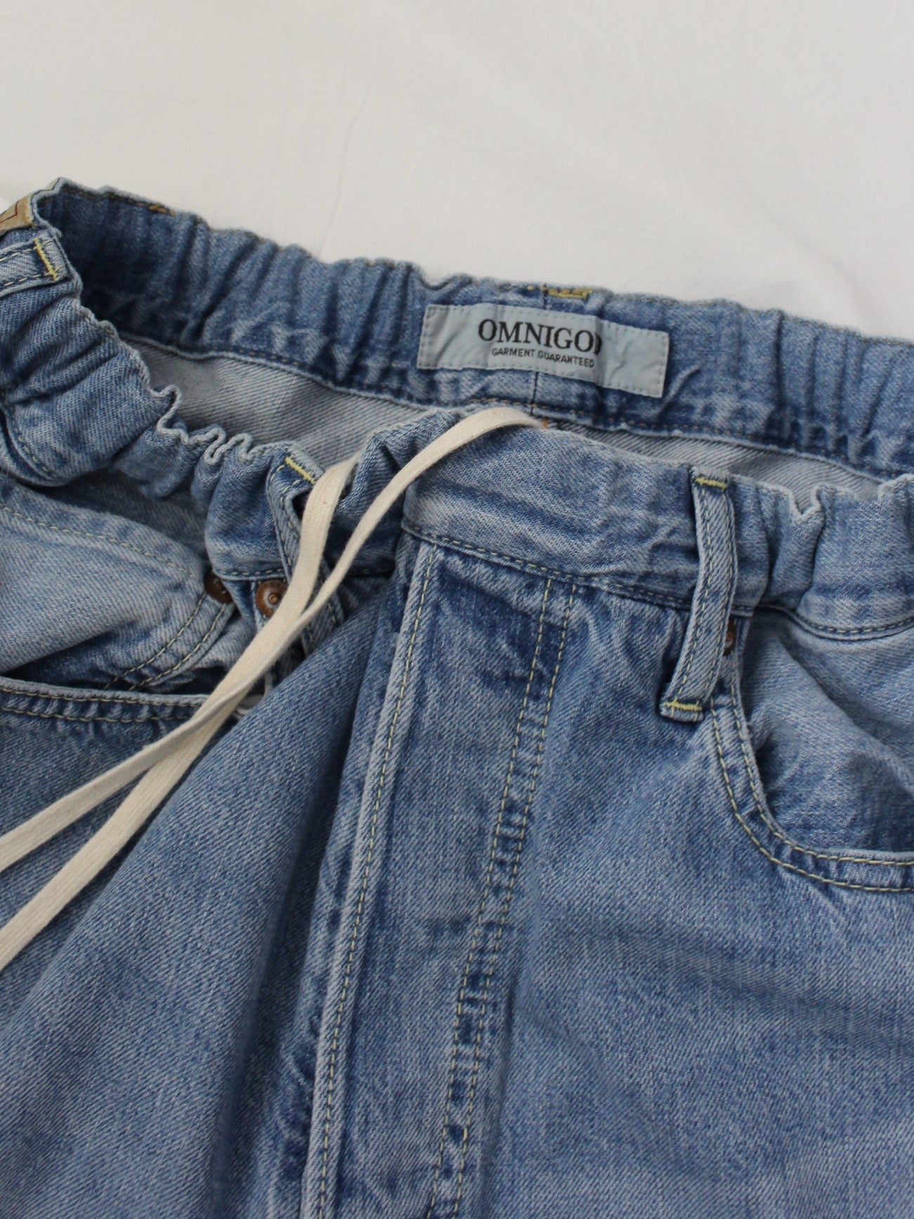 5P イージールーズジーンズ ユーズドウォッシュ/ 5P easy loose jeans Used wash